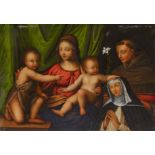 Bernardino Luini: Maria mit dem Kind und Johannesknaben sowie zwei Heiligen