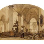 Johannes Bosboom: Interieur der Pieterskerk in Leiden