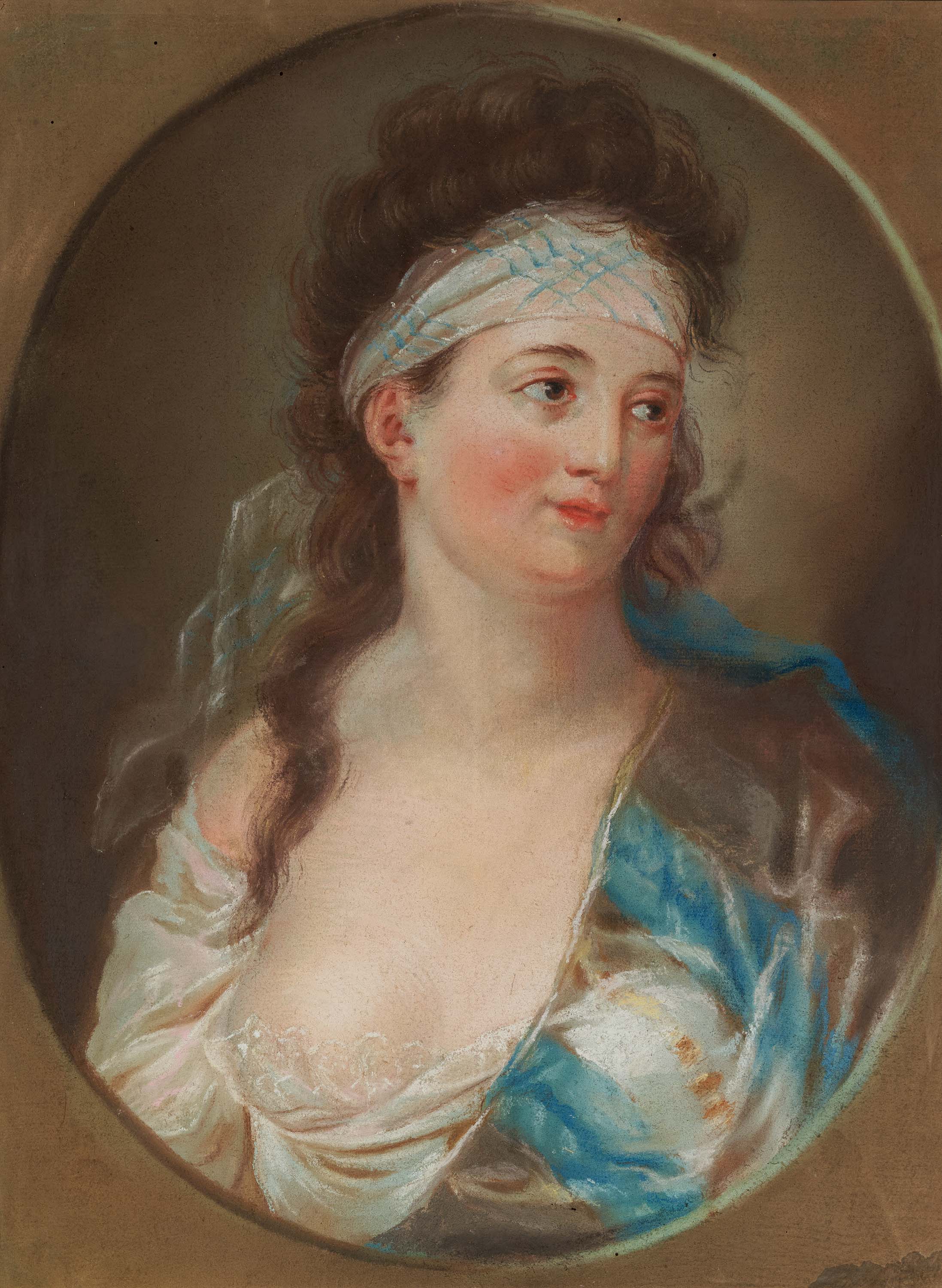 Anna Dorothea Therbusch Berlin 1721 - 1782: Portrait of a Lady (the Dancer Anna Frederica Heinel?)