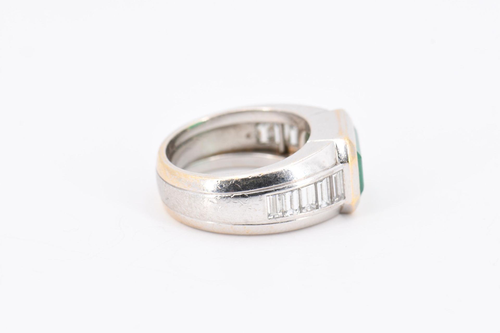 Smaragd-Diamant-Ring - Bild 5 aus 6