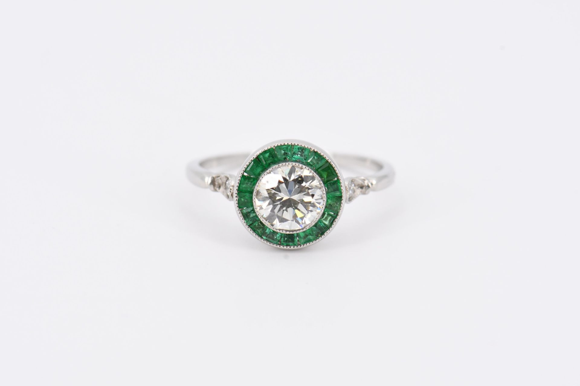 Smaragd-Diamant-Ring - Bild 2 aus 6