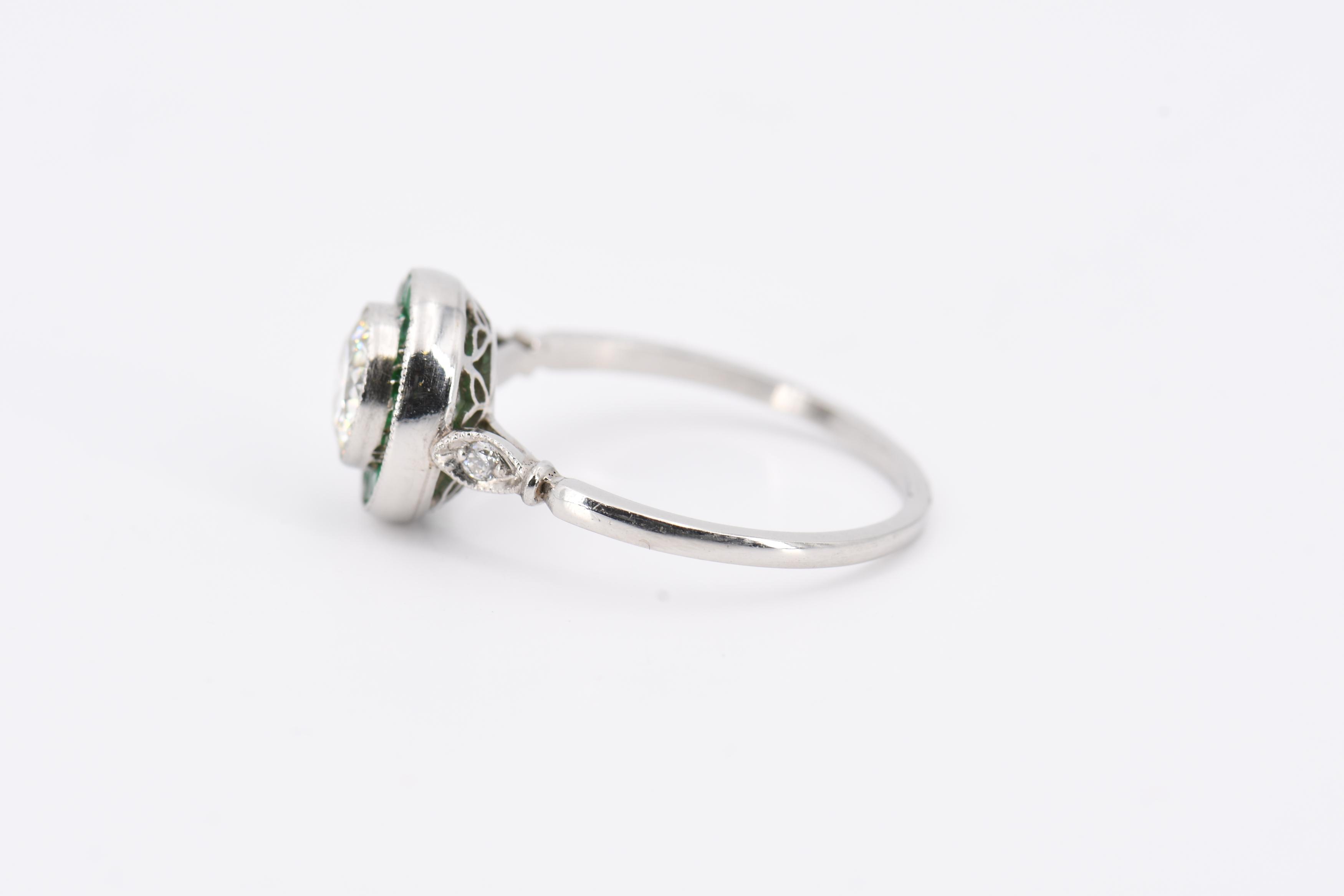Emerald-Diamond-Ring - Image 3 of 6