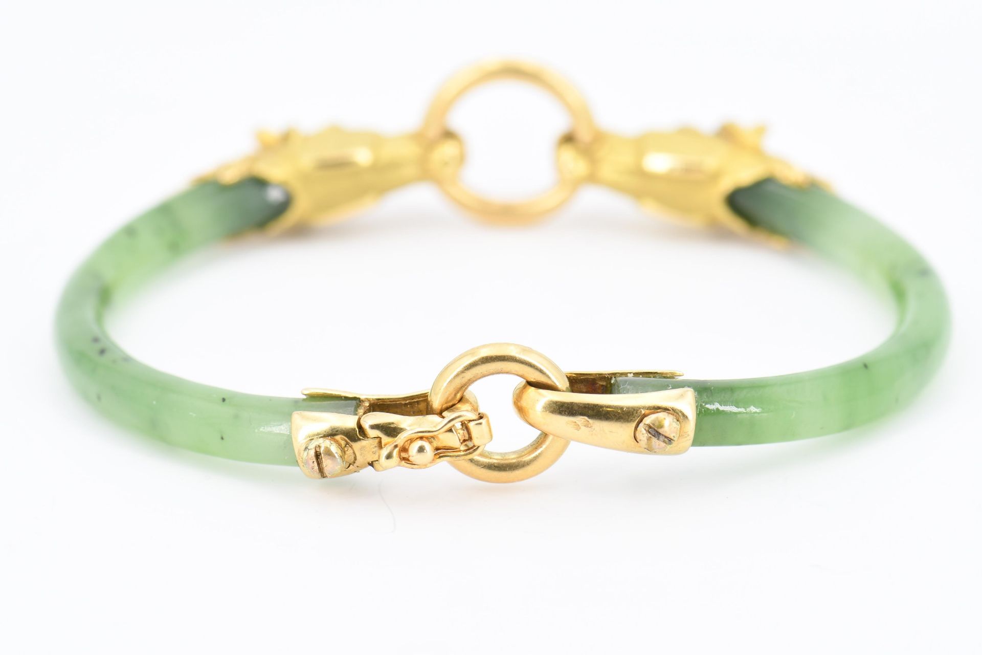 Jade-Bangle with Horse Motif - Image 4 of 6