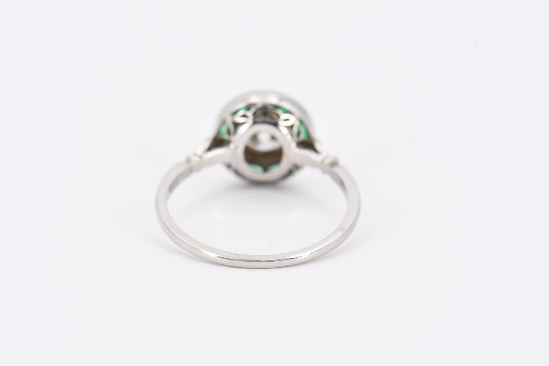 Smaragd-Diamant-Ring - Bild 4 aus 6