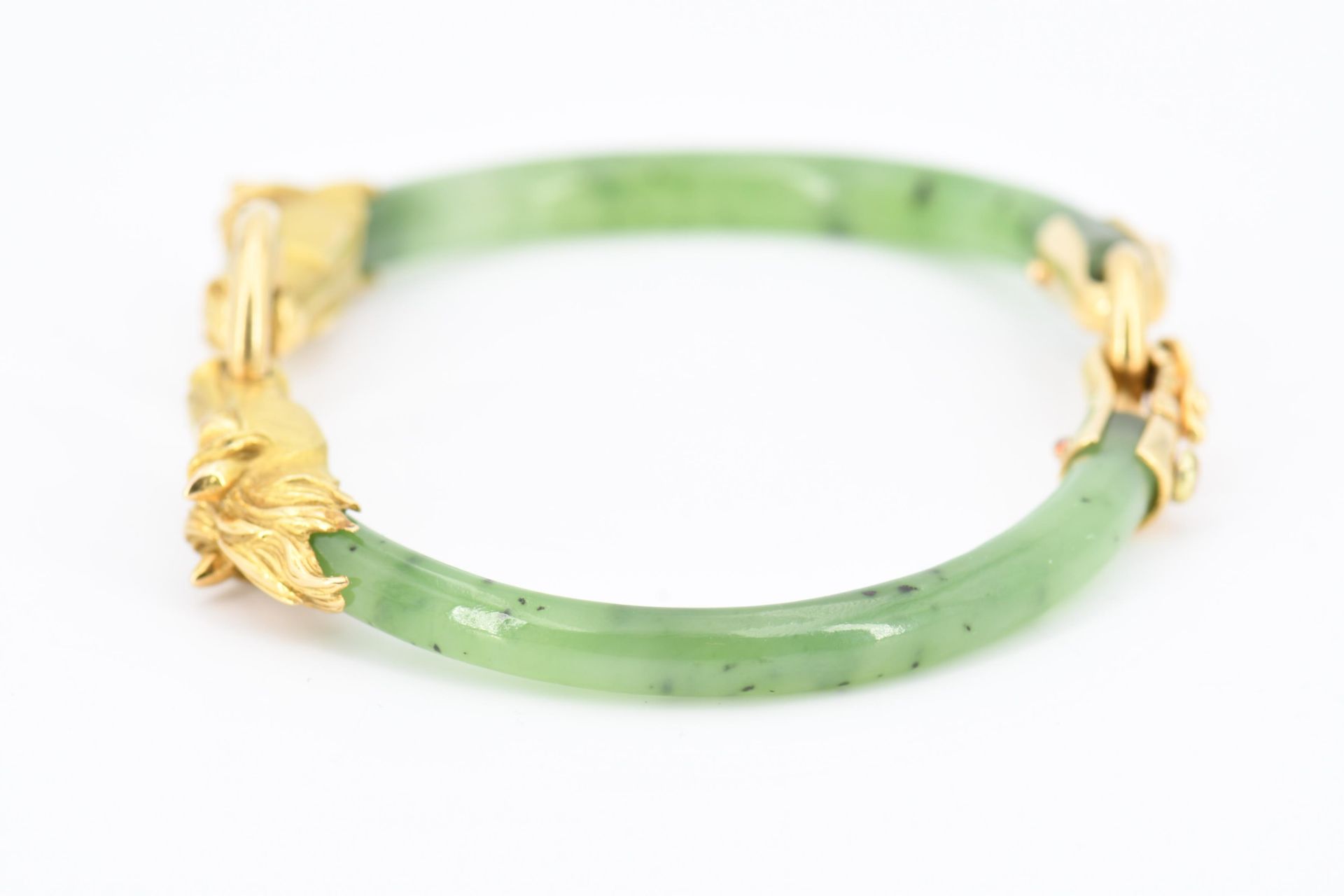 Jade-Bangle with Horse Motif - Image 5 of 6