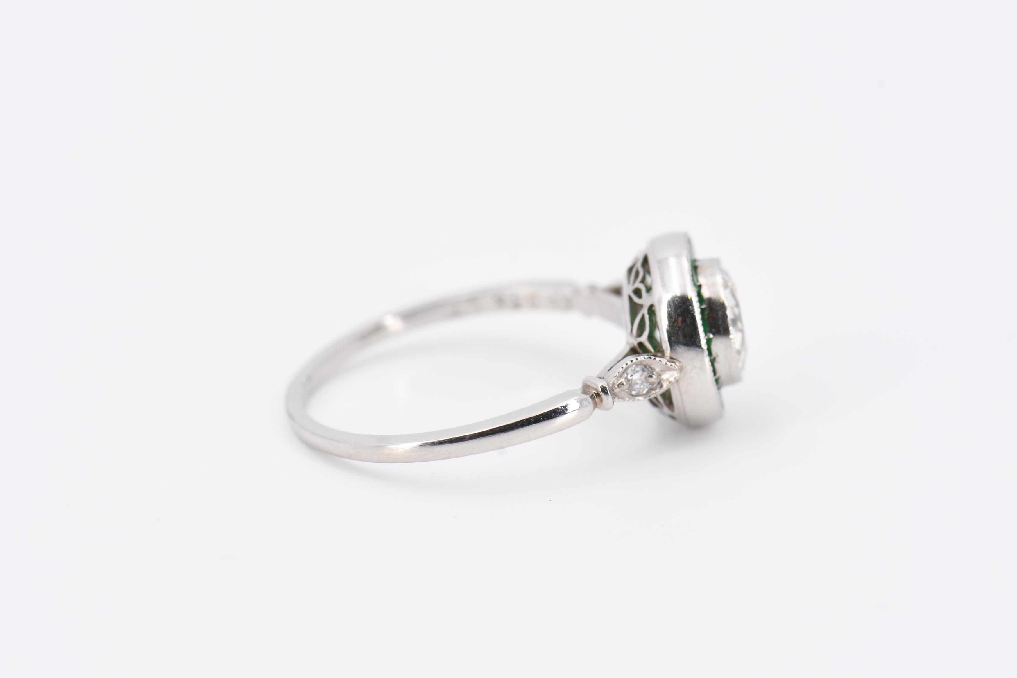 Emerald-Diamond-Ring - Image 5 of 6