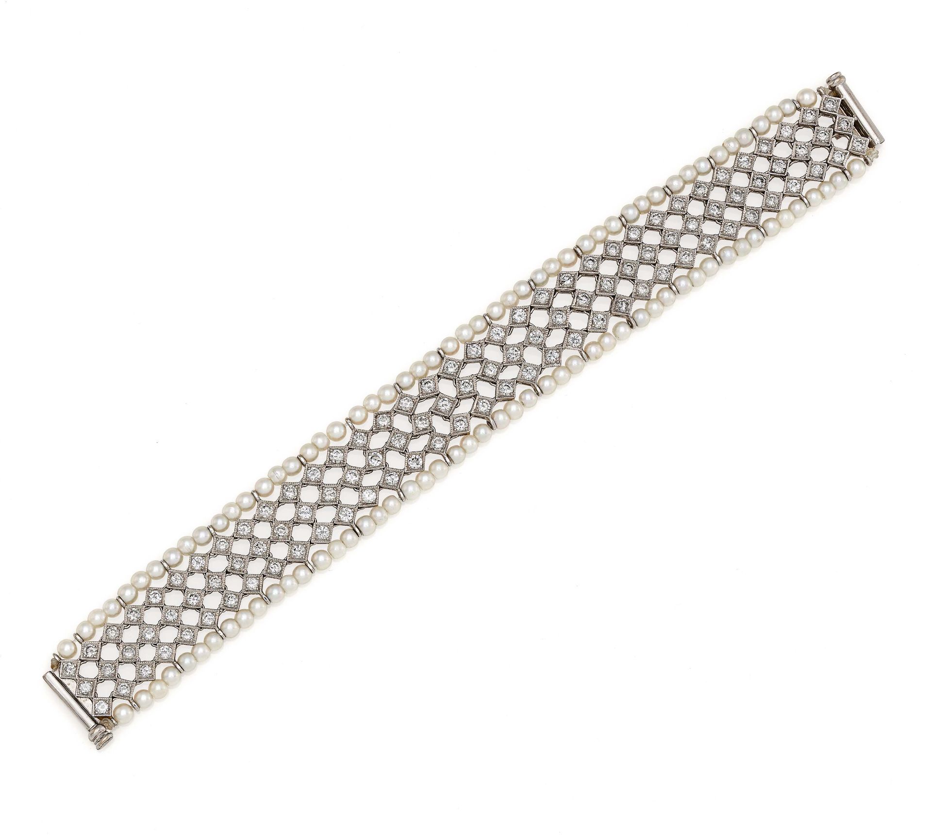 Diamant-Perl-Armband