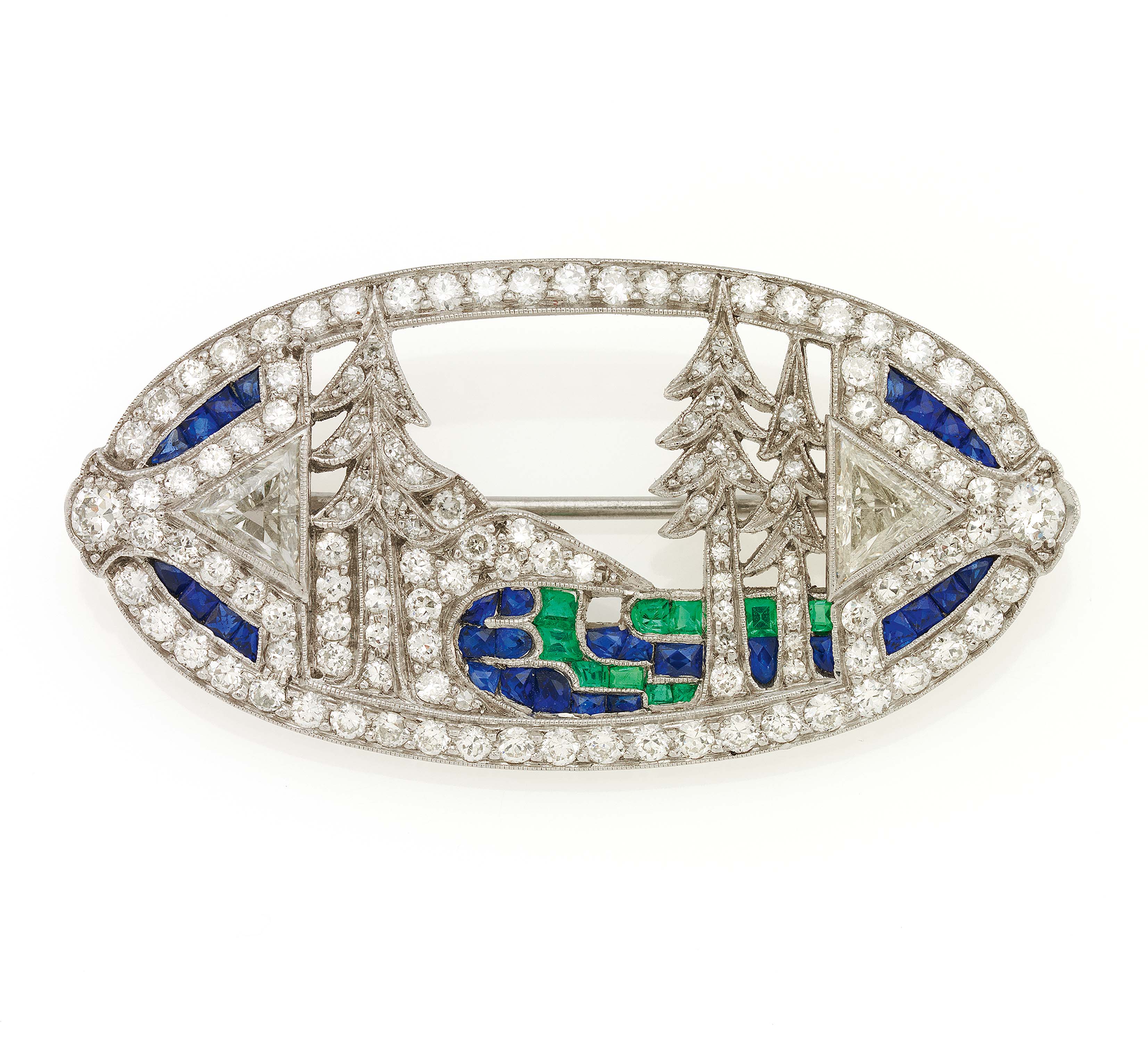 Gemstone-Brooch