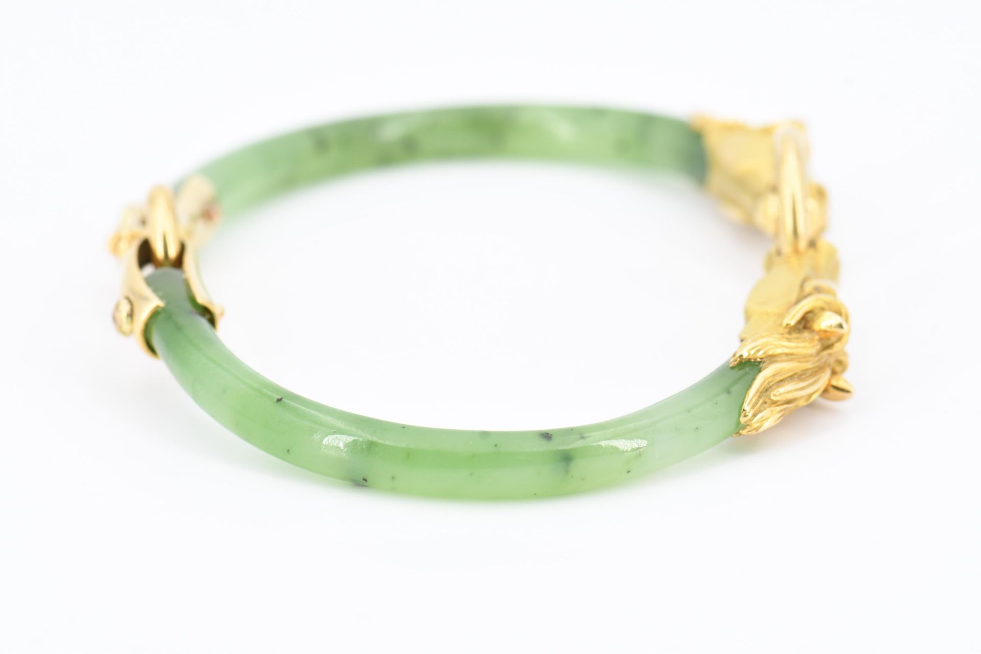 Jade-Bangle with Horse Motif - Image 3 of 6