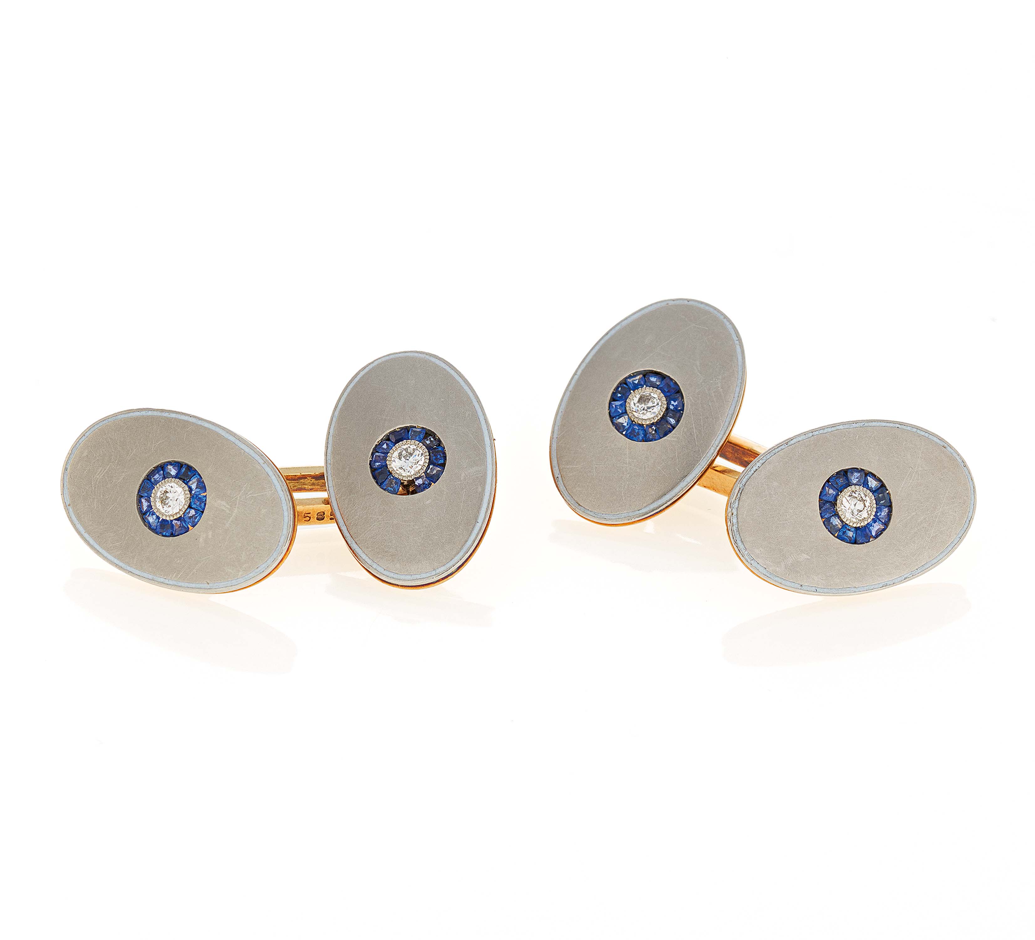 Sapphire-Diamond-Cufflinks