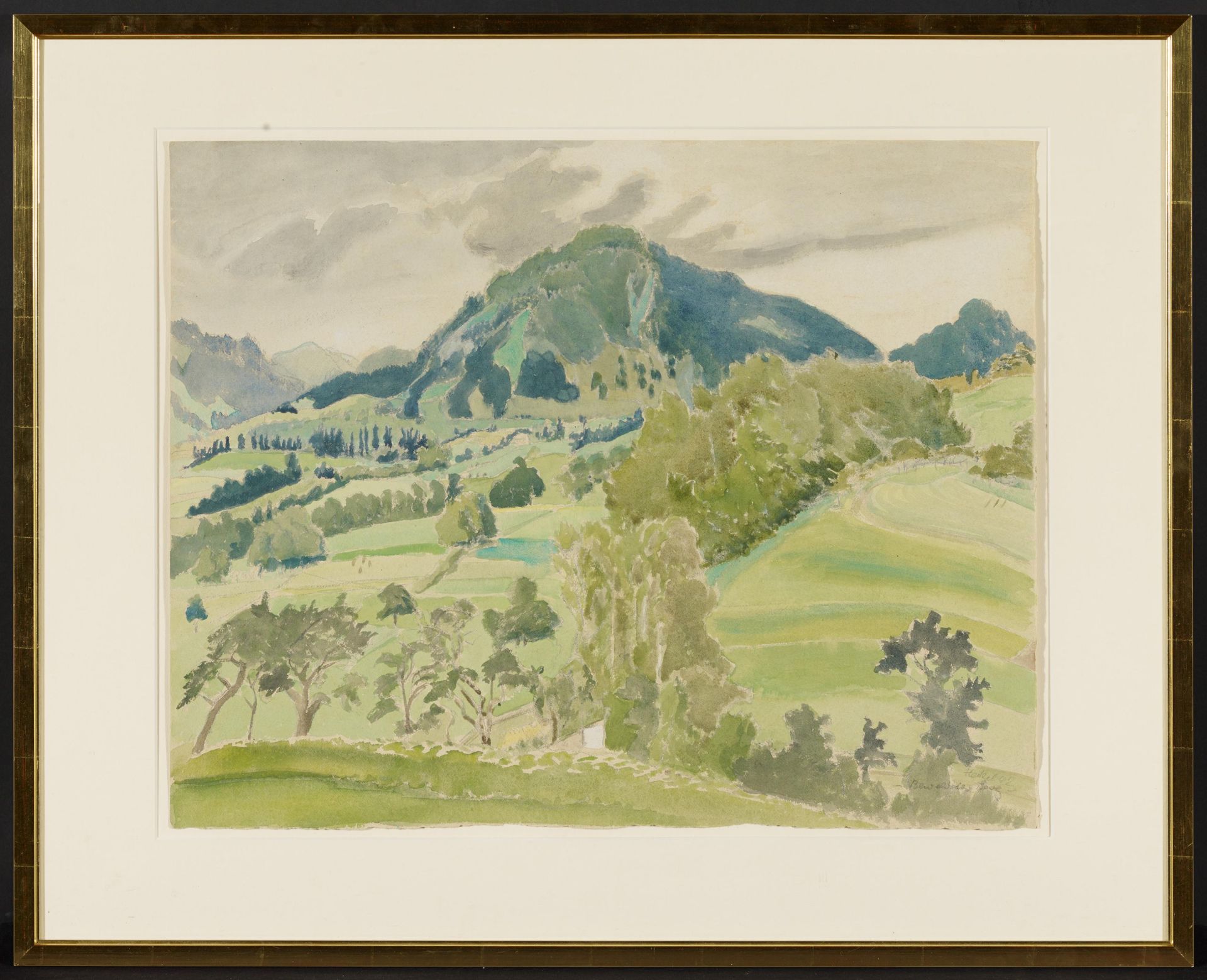 Erich Heckel: Bewaldeter Berg - Image 2 of 3