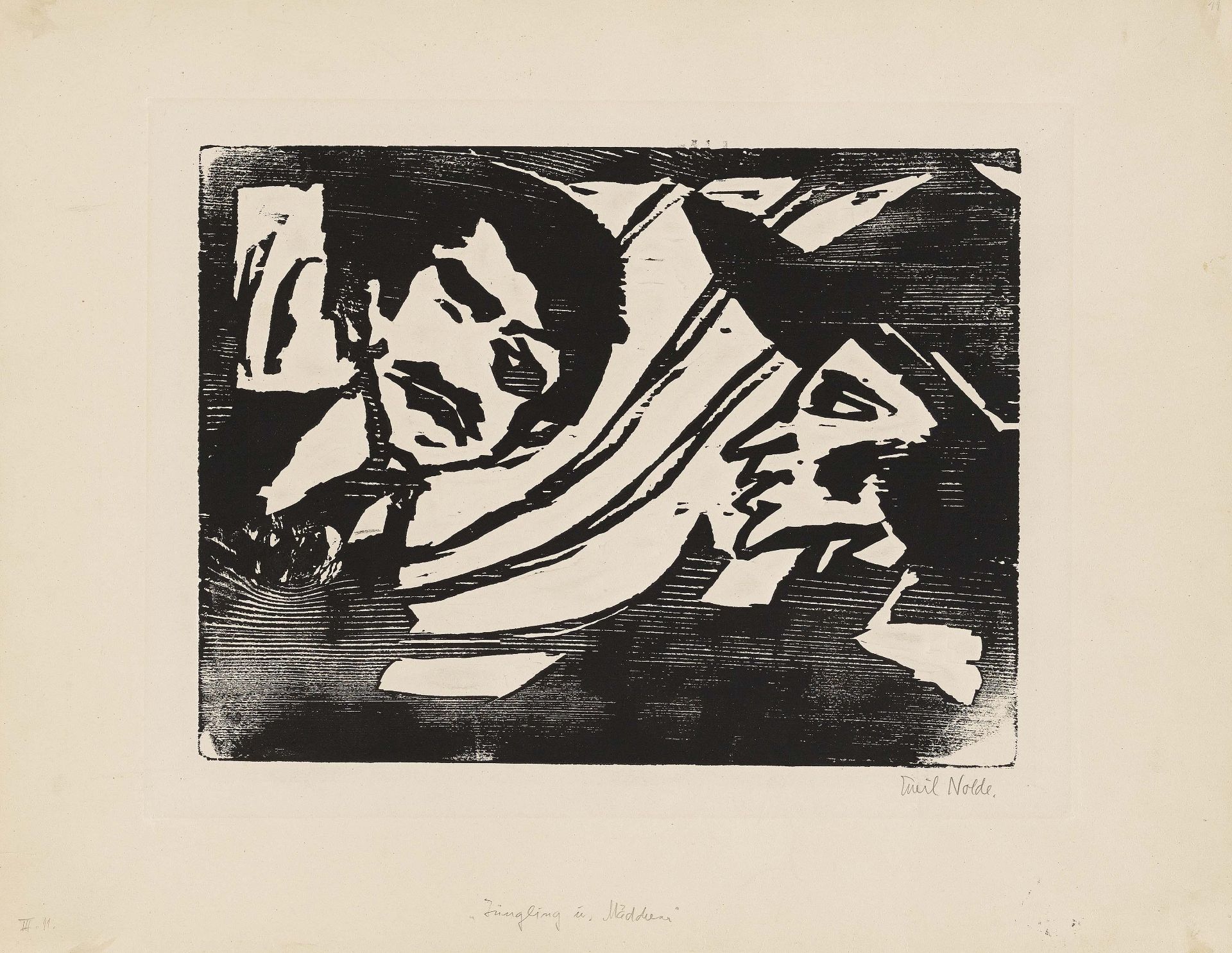 Emil Nolde: Jüngling und Mädchen