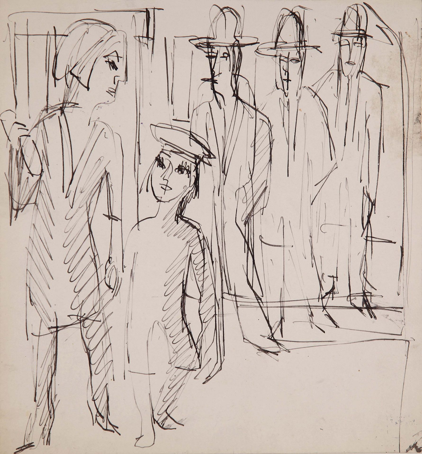 Ernst Ludwig Kirchner: Vor dem Schaufenster