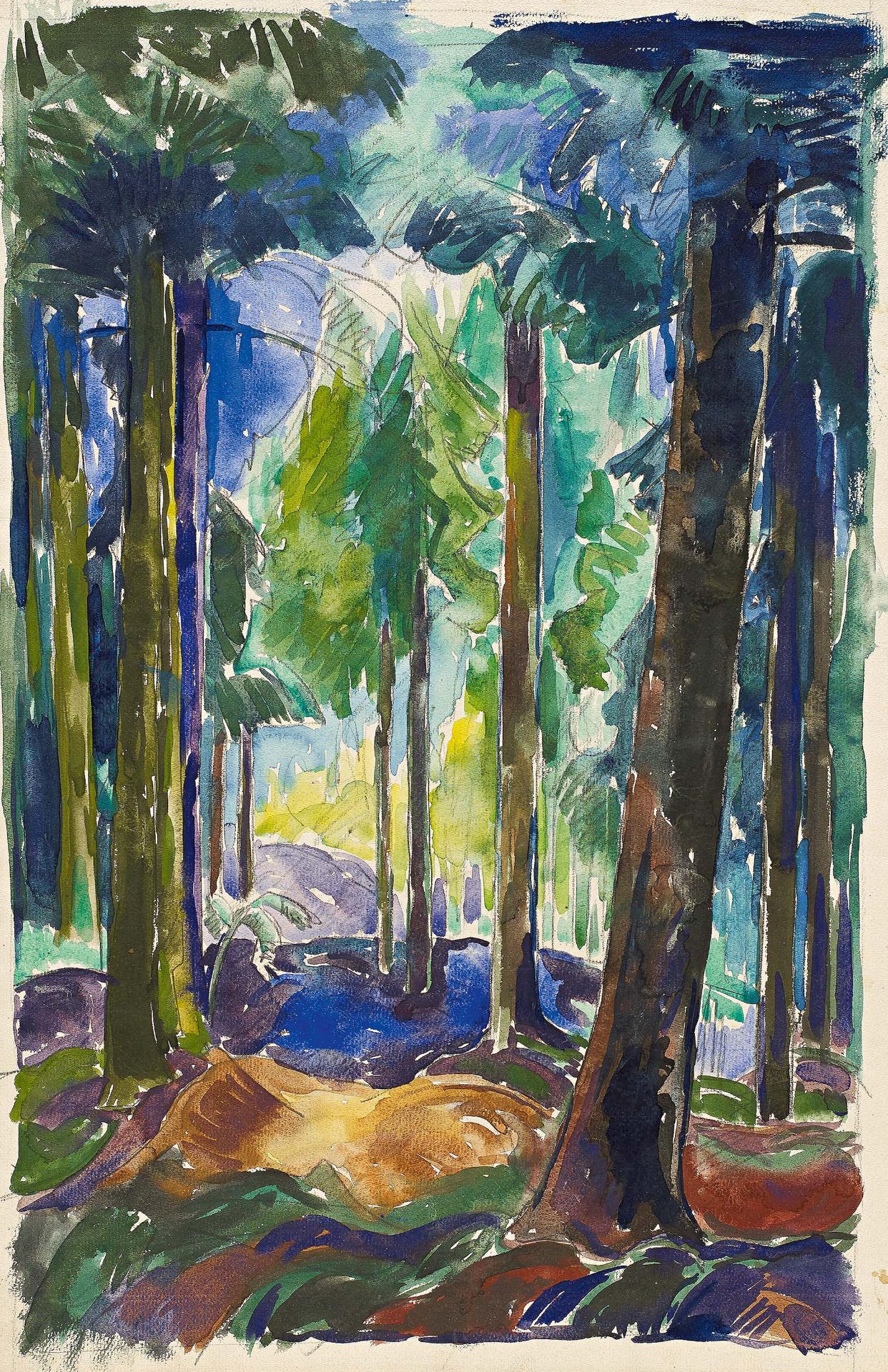 Fritz Schaefler: Wald