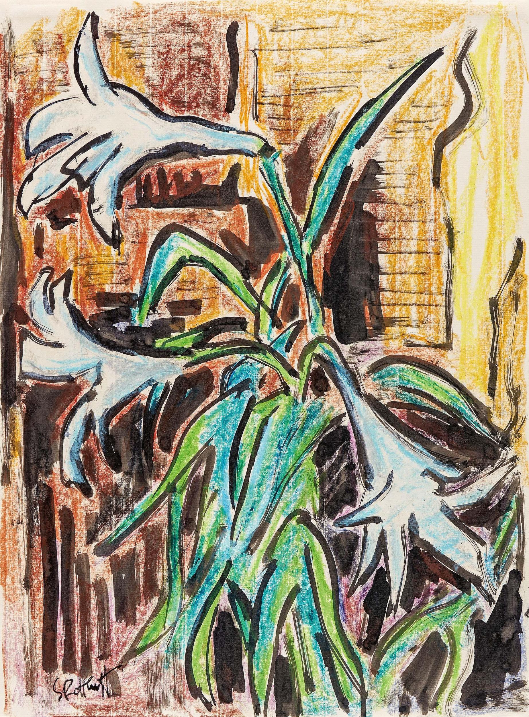 Karl Schmidt-Rottluff: Lilien