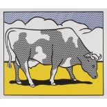 Roy Lichtenstein: Cow Triptych (Cow Going Abstract)