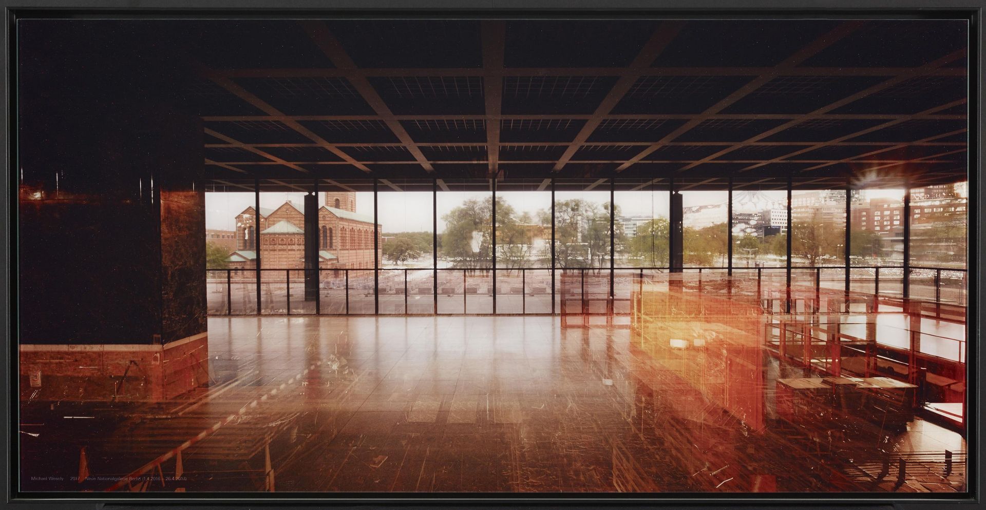 Michael Wesely: Neue Nationalgalerie Berlin (1.4. 2016 - 26.4. 2017) - Image 2 of 3