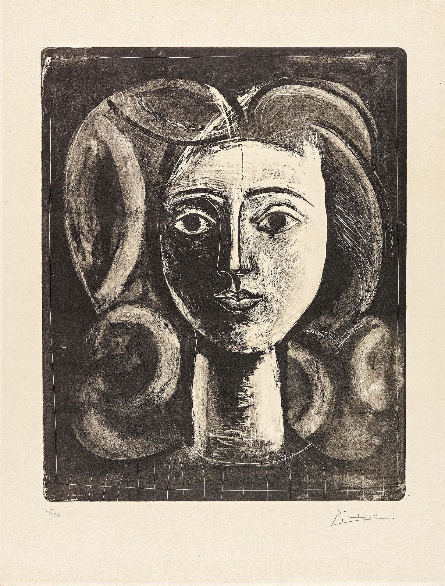 Pablo Picasso: Tête de jeune fille