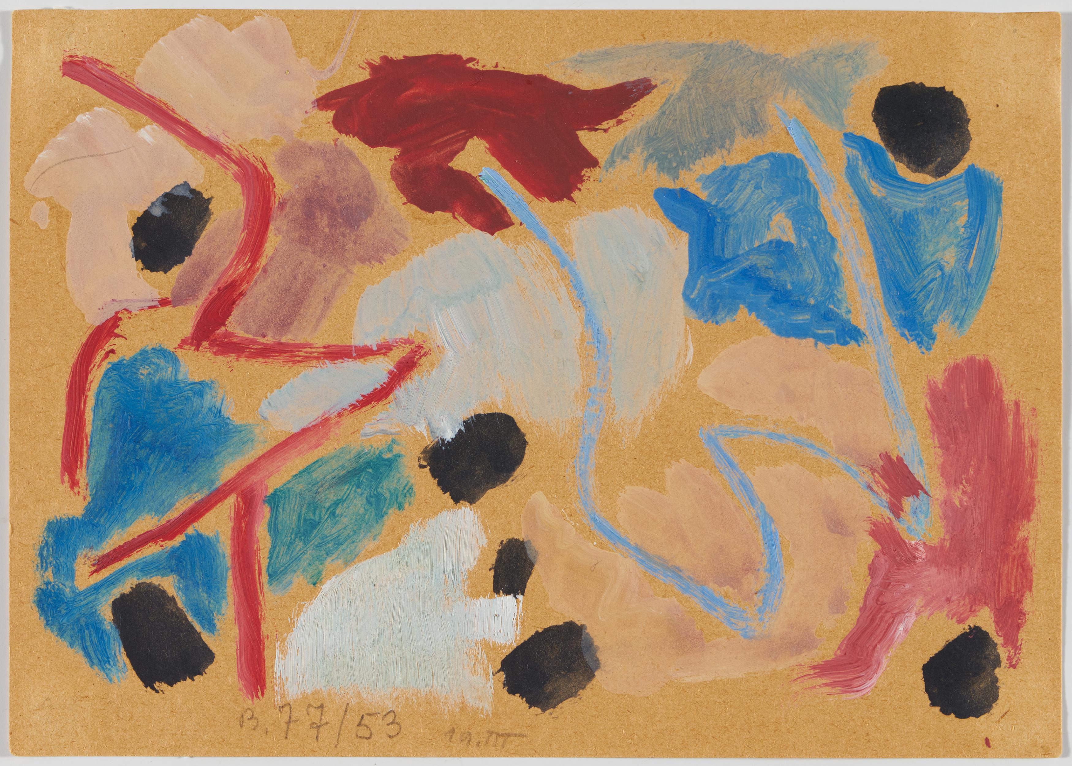 Gabriele Münter: Farbige abstrakte Komposition - Image 2 of 4