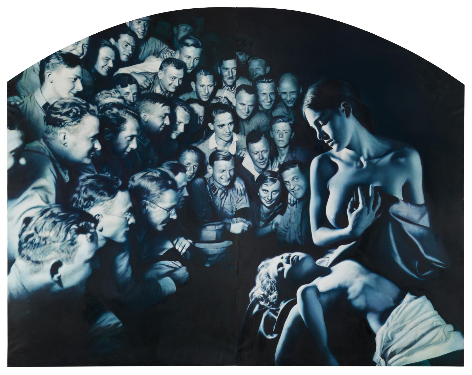 Gottfried Helnwein: Epiphany 2B (Die Anbetung der Hirten)