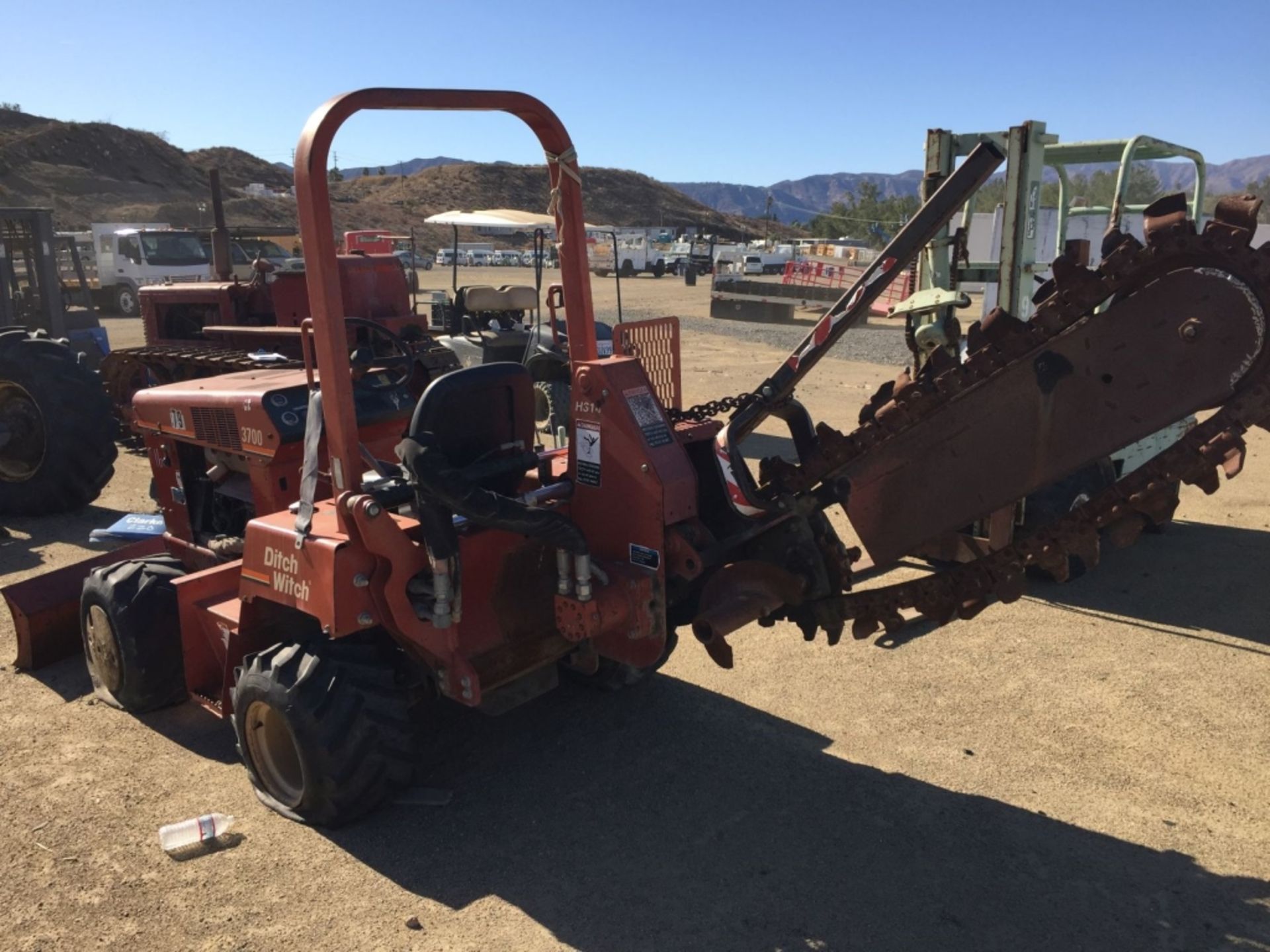 2002 Ditch Witch 3700DD Off Set Trencher, - Image 8 of 24