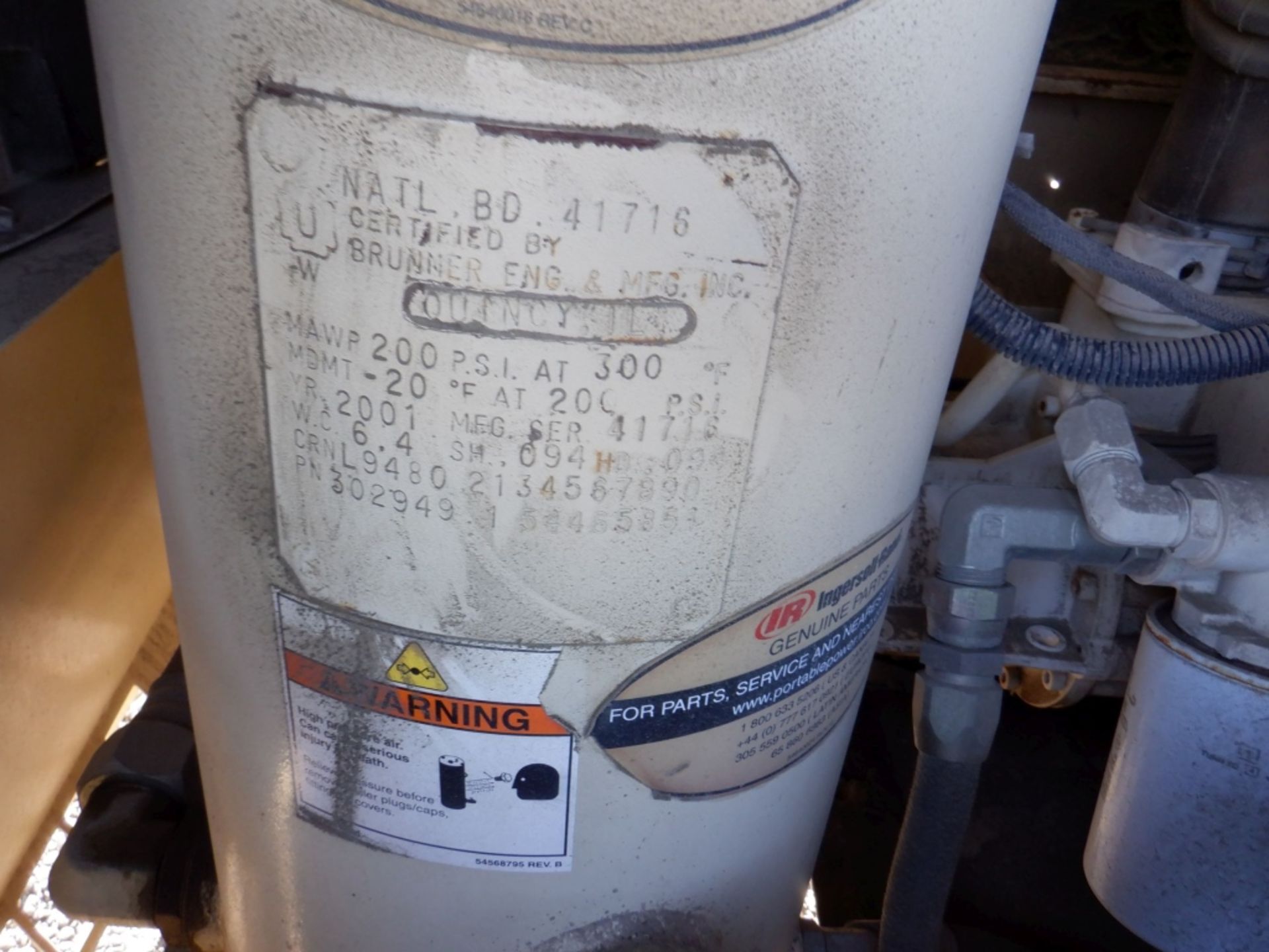 Ingersoll Rand R185 Air Compressor, - Image 13 of 27