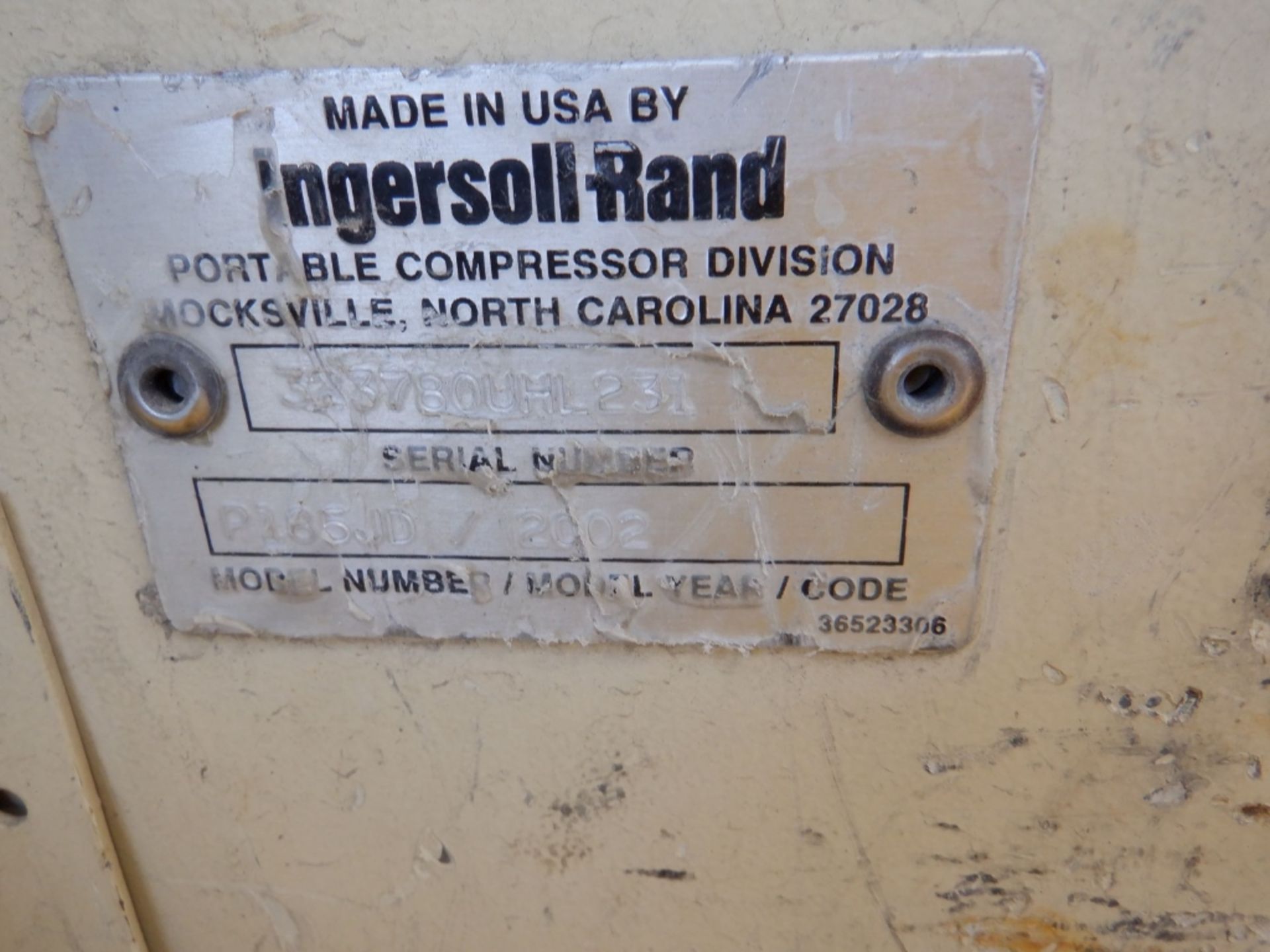 Ingersoll Rand R185 Air Compressor, - Image 19 of 27
