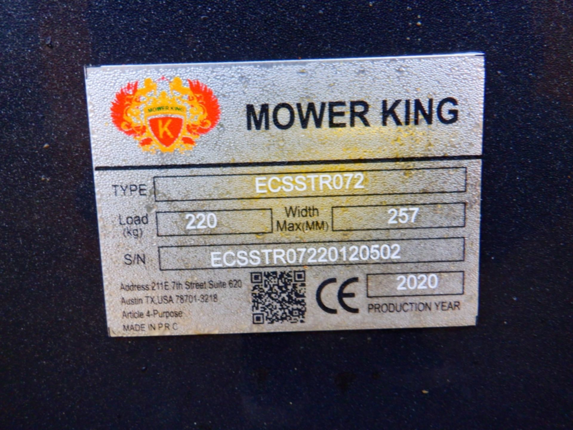 Unused 2020 Mower King ECSSTR072 69" Roto Tiller - Image 4 of 4