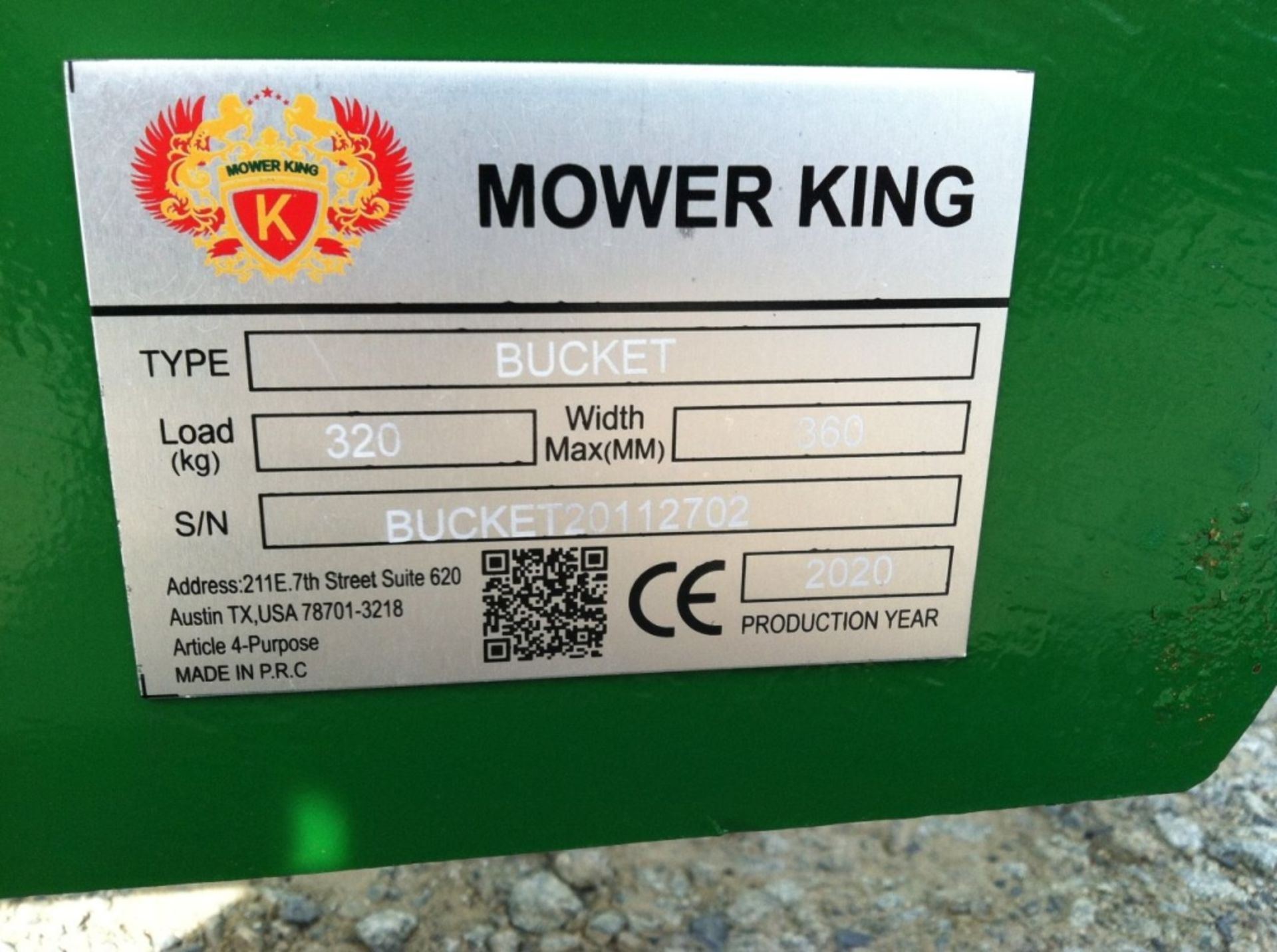 Unused 2020 Mower King 60" Grapple Bucket, - Image 5 of 5