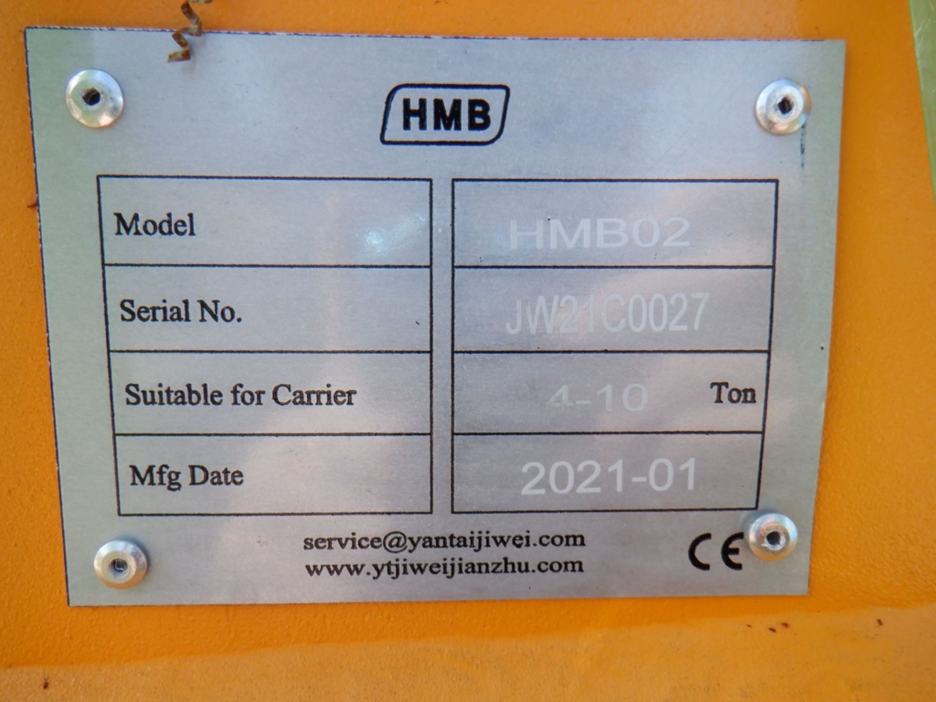 Unused 2021 Hanmen HMB02 Plate Compactor - Image 3 of 3