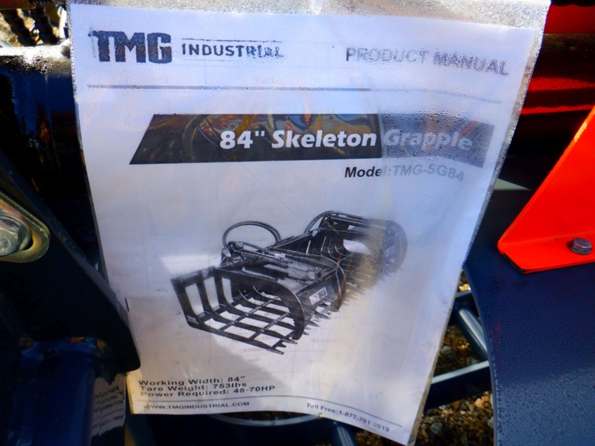 Unused 2020 TMG SG84 84" Skeleton Grapple, - Image 4 of 5