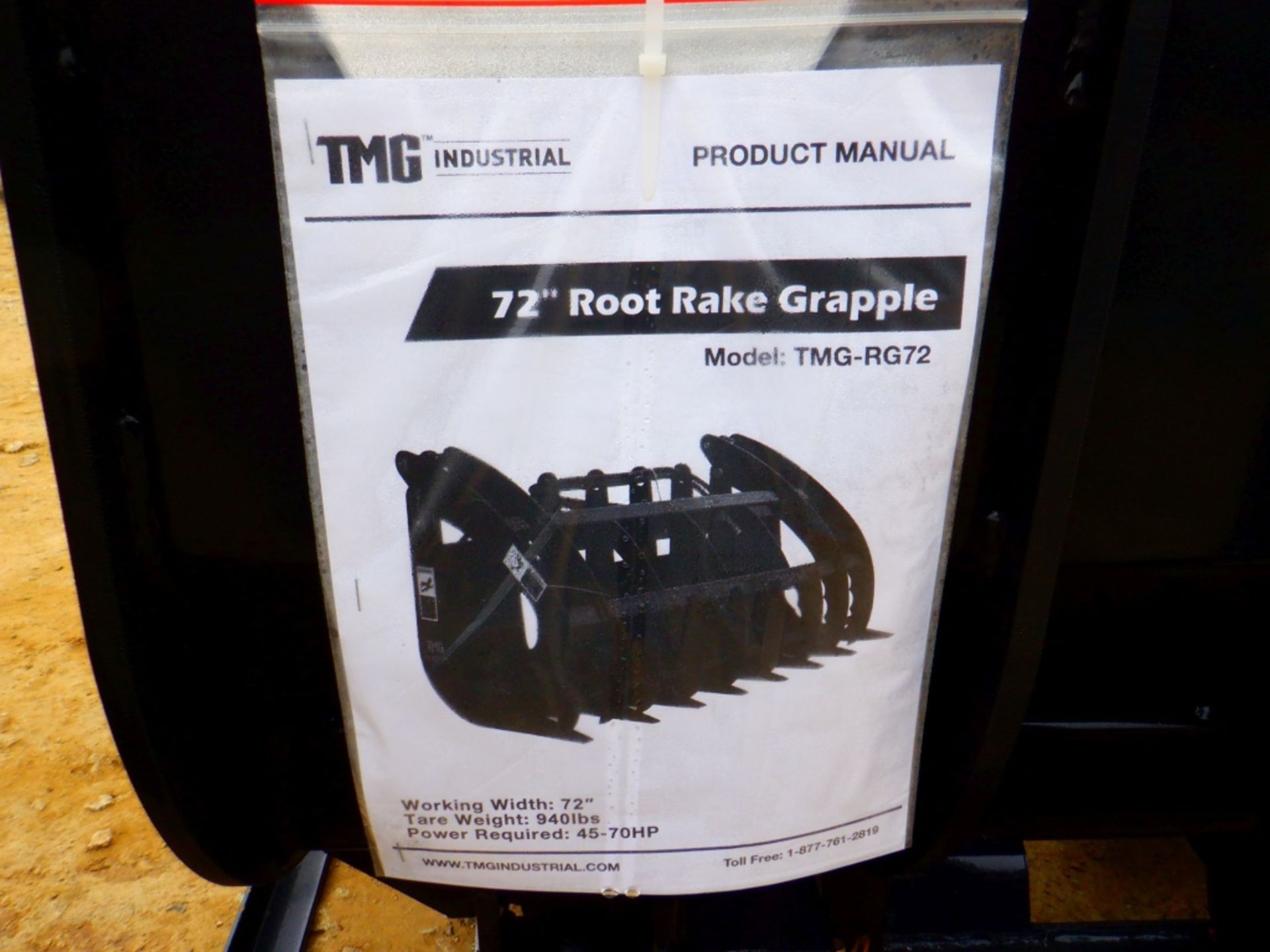 Unused 2020 TMG RG72 72" Root/Rock Grapple - Image 4 of 4