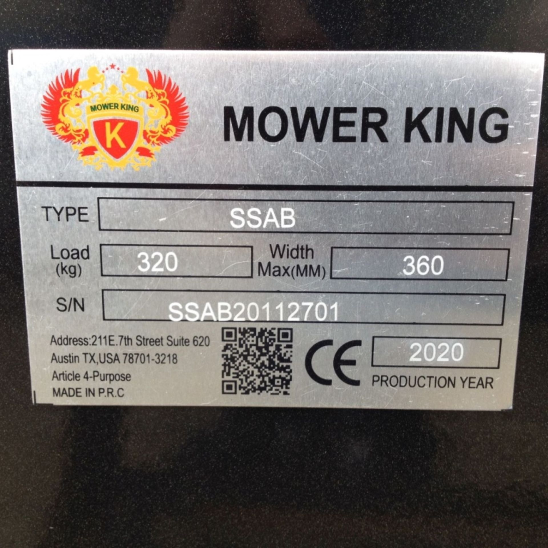 Unused 2020 Mower King SSAB 72" Broom - Image 5 of 5