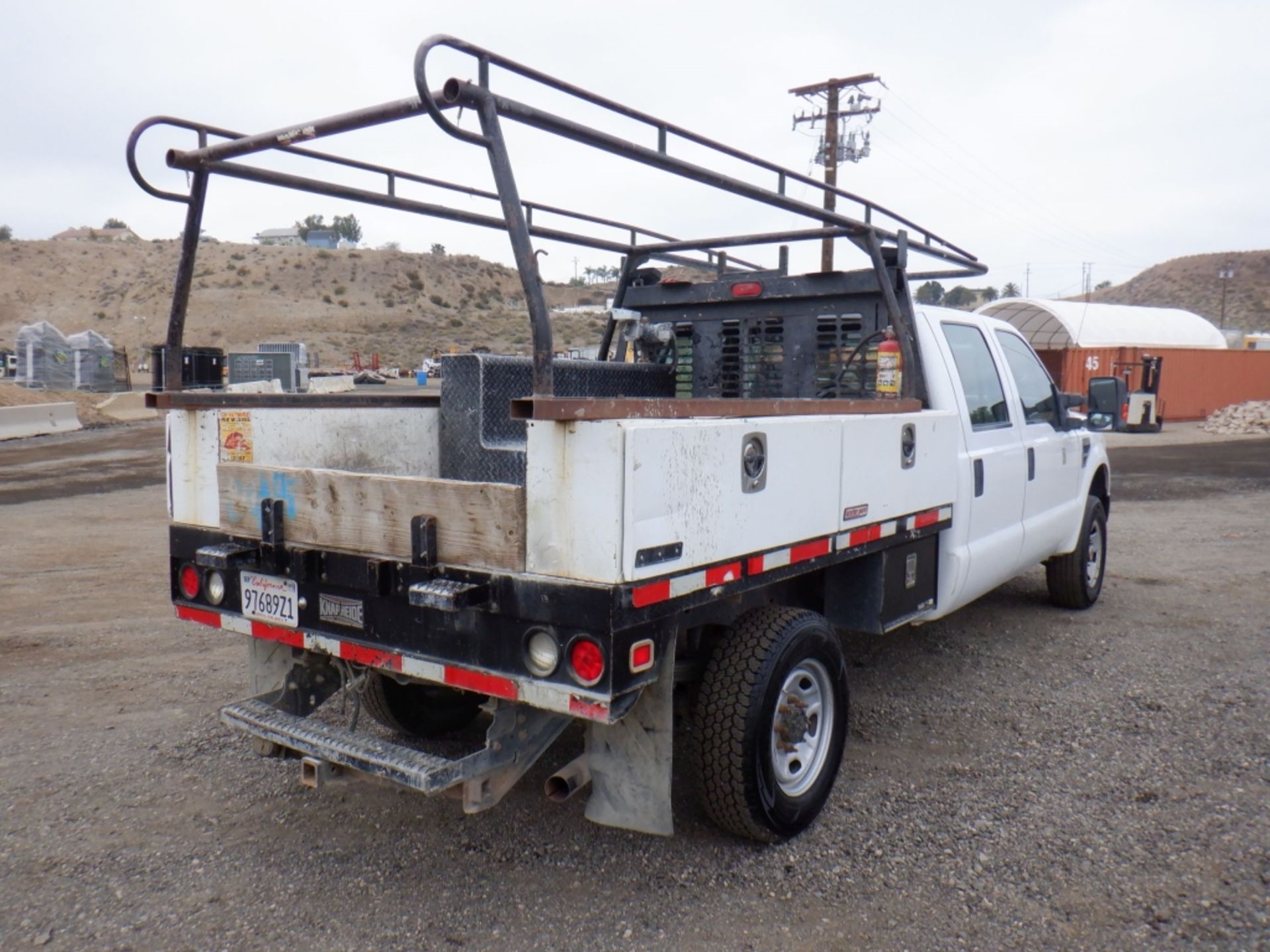 2010 Ford F250 Crew Cab Flatbed Truck, - Image 3 of 24