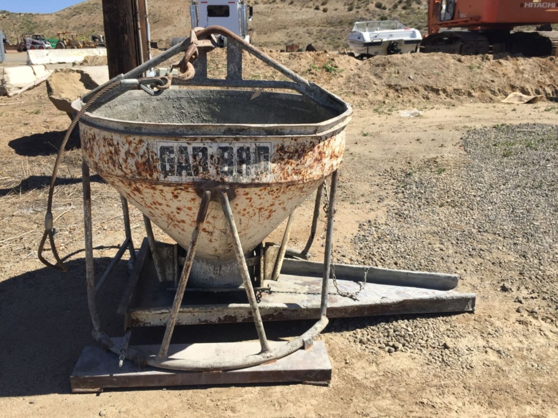 GarBro Concrete Bucket w/Side Chute,