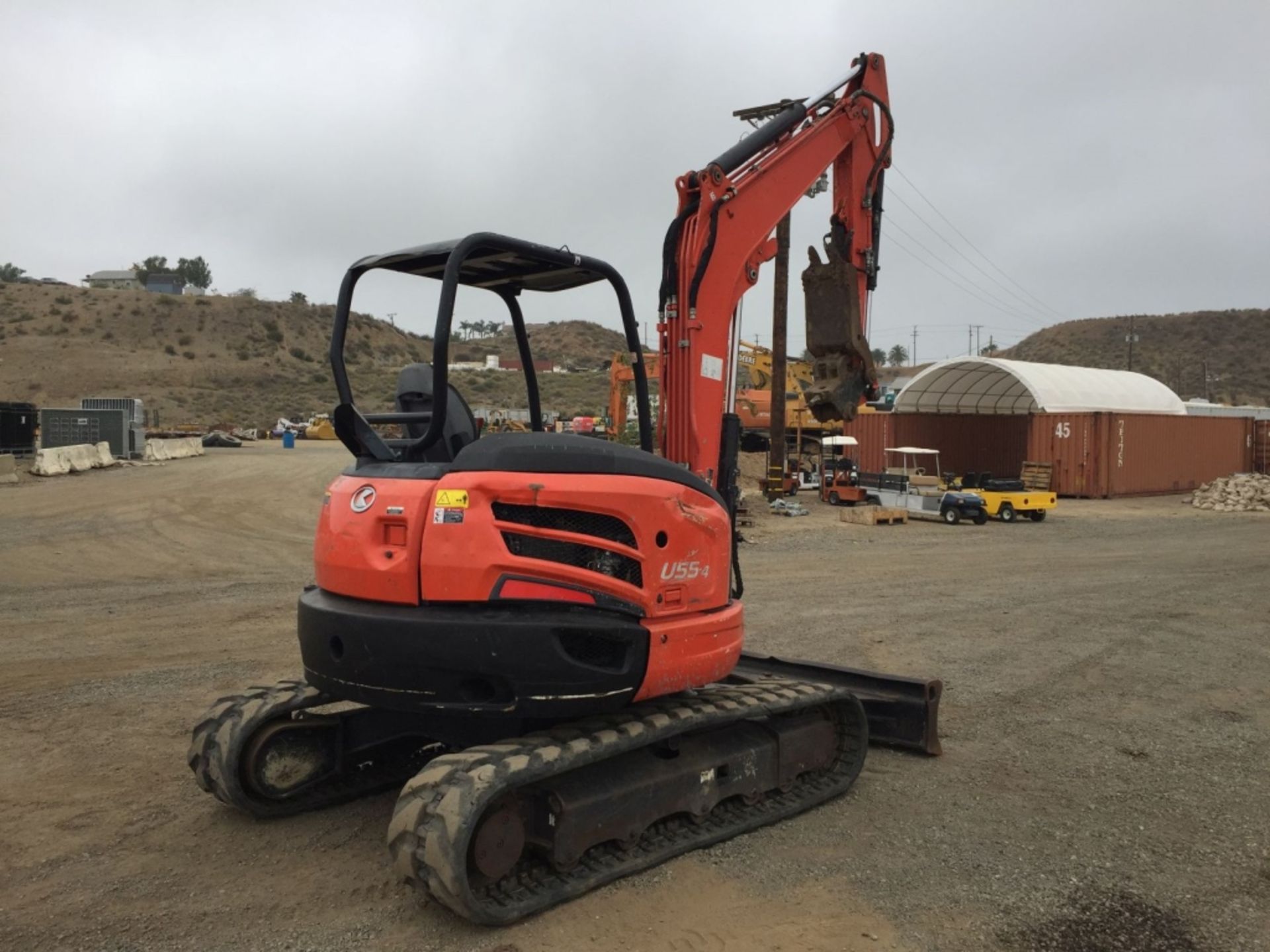 2016 Kubota U55-4 Mini Excavator, - Image 3 of 22