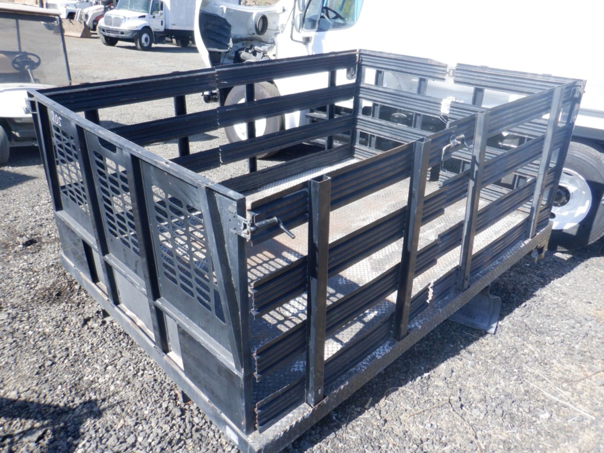 79" x 112" Flatbed Truck Body w/40" Stake Sides. - Image 5 of 11