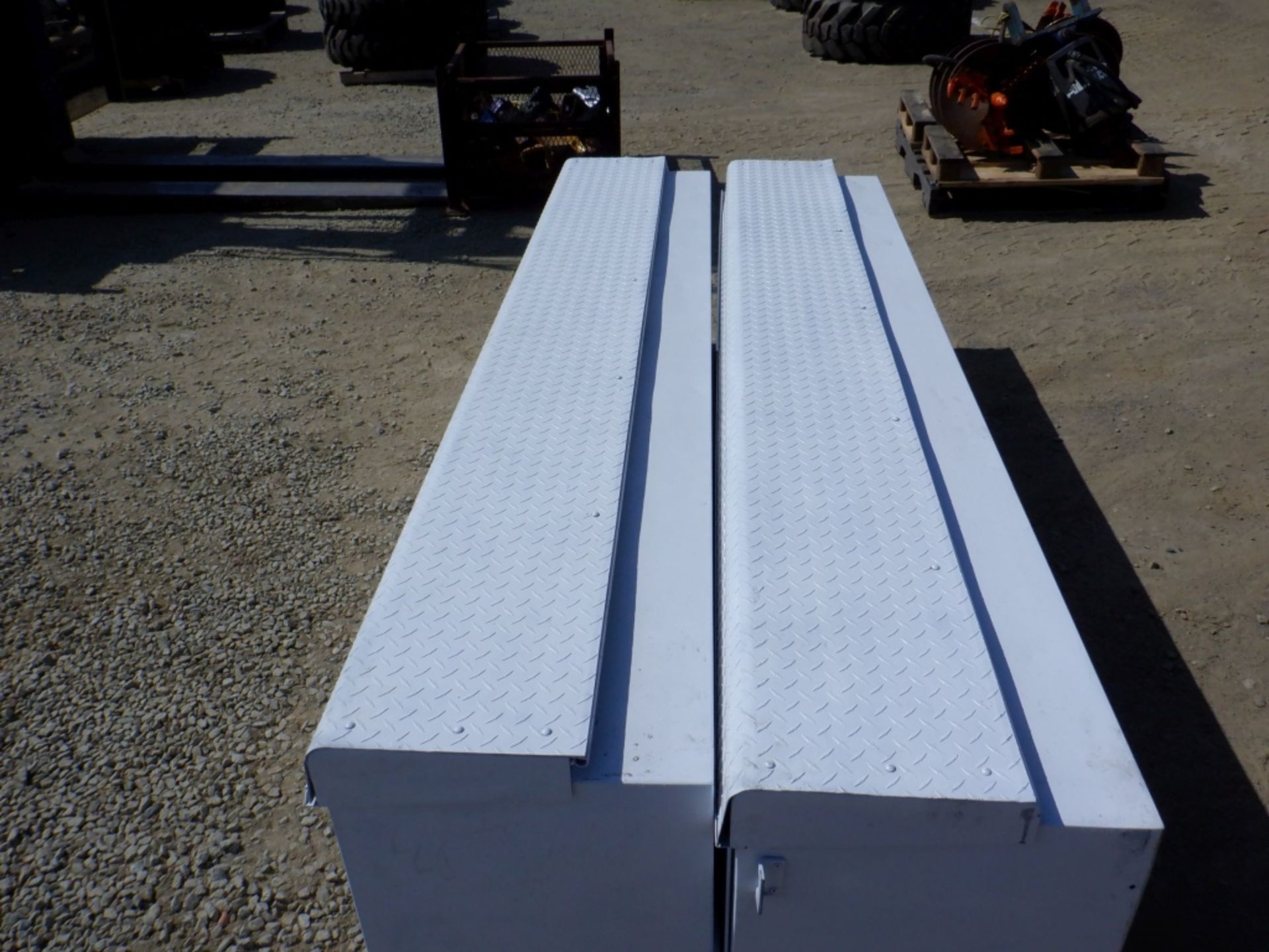 (2) 98" x 18" x 18" Truck Side Toolboxes.