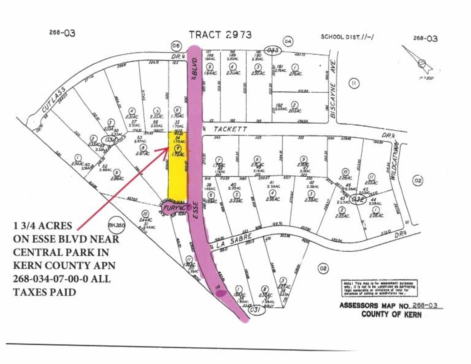 1 3/4 Acres Vacant Parcel, in California City,