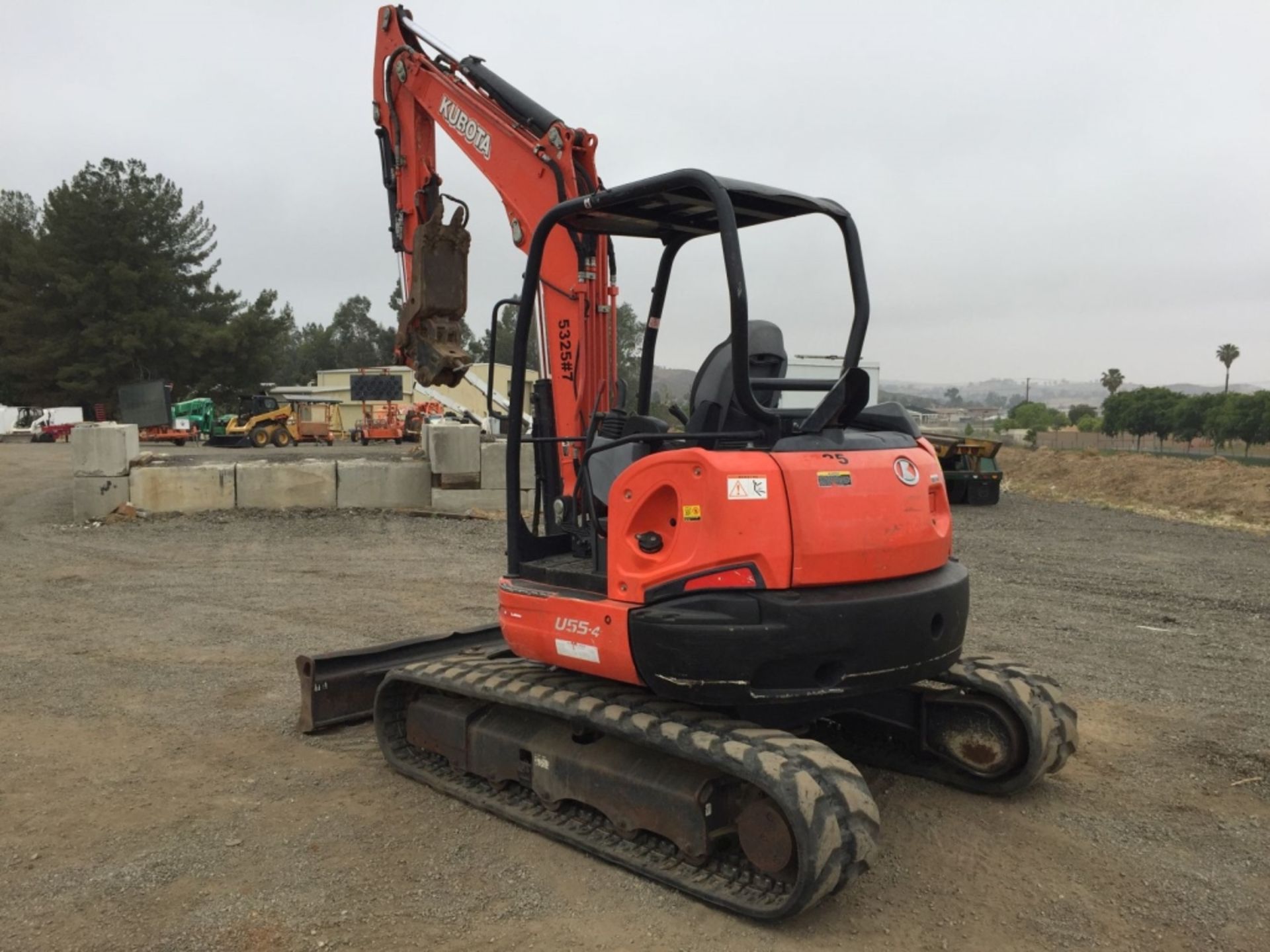 2016 Kubota U55-4 Mini Excavator, - Image 4 of 22