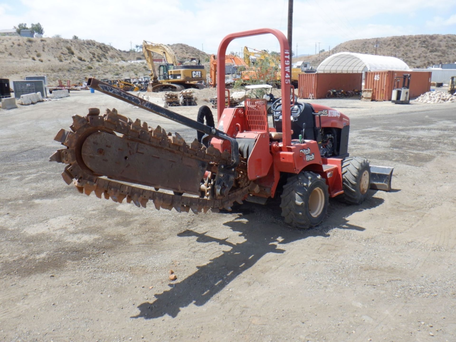 2012 Ditch Witch RT45 Off-Set Trencher, - Image 3 of 23