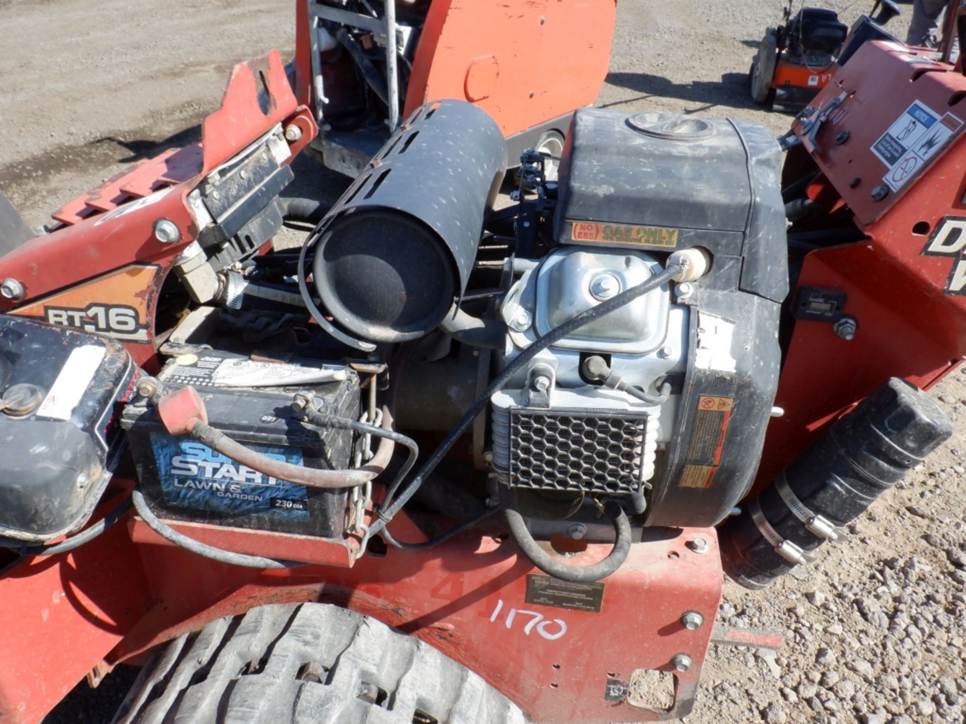 2012 Ditch Witch RT16 Walk-Behind Trencher, - Image 6 of 14