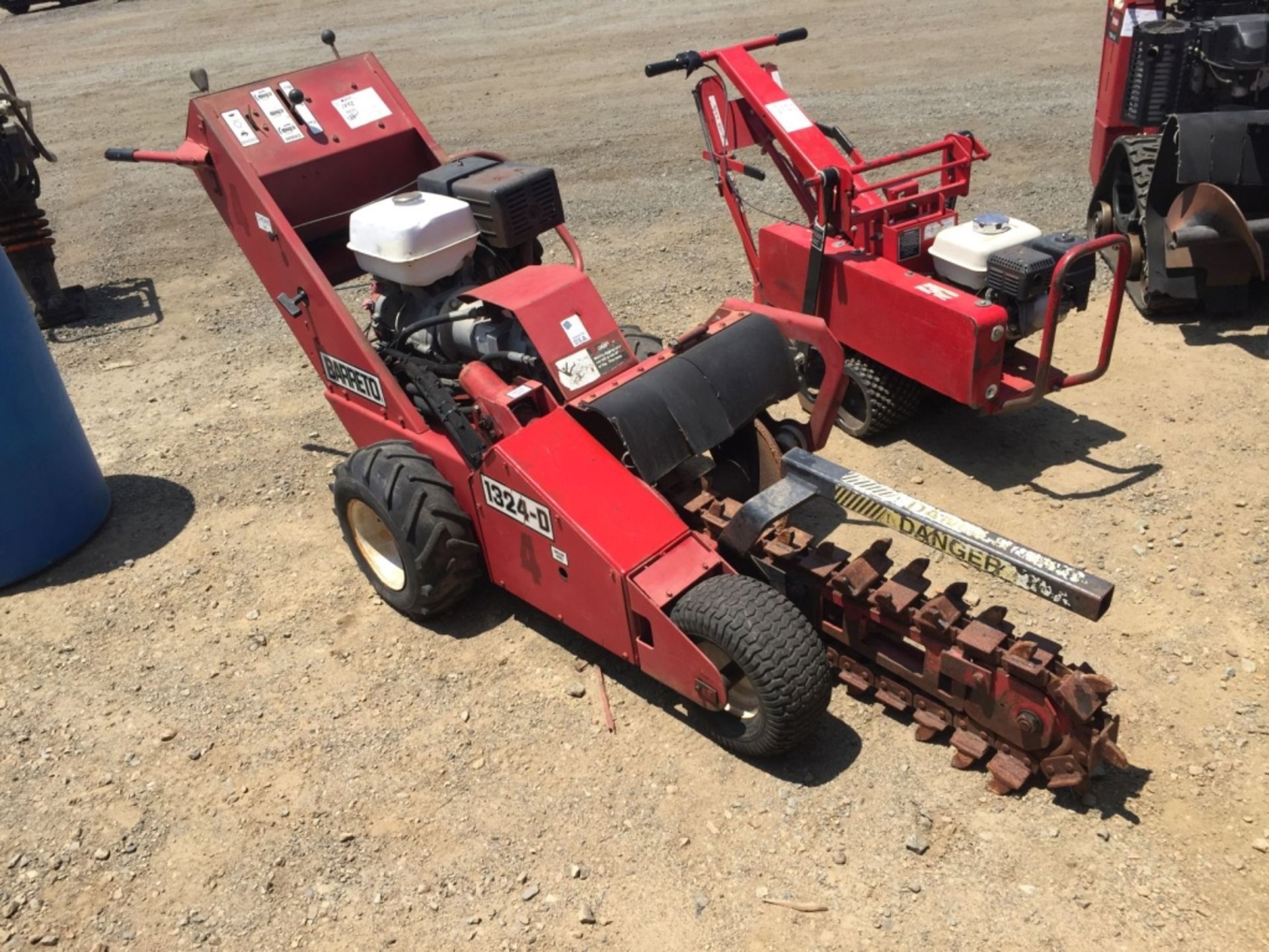 Barreto 1324-D Walk Behind Trencher, - Image 3 of 9