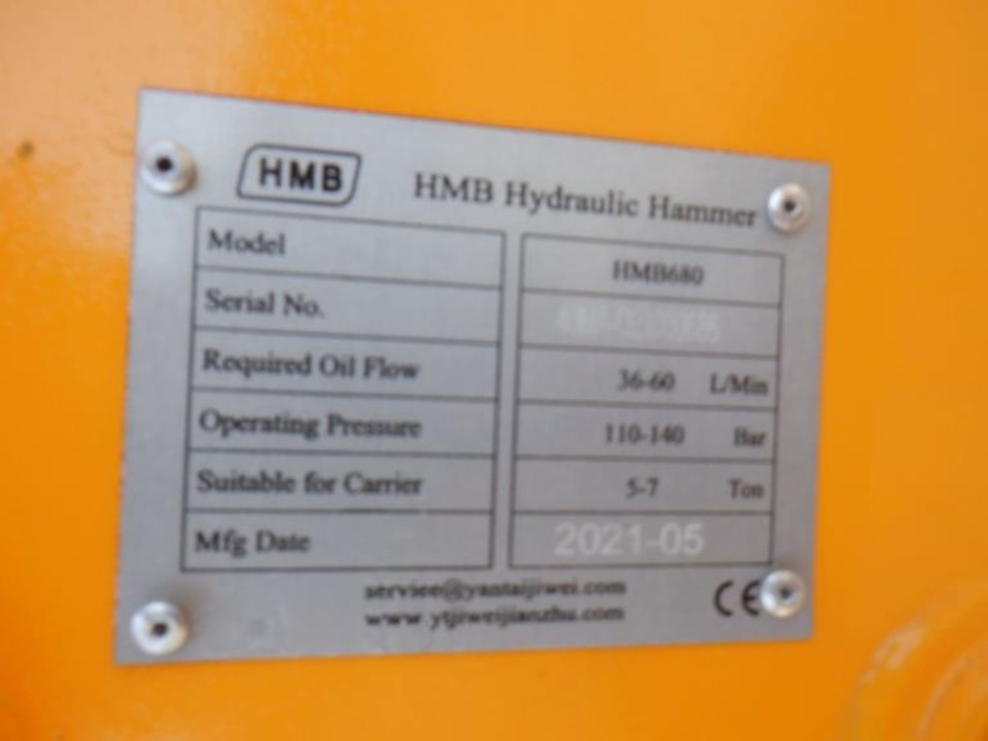 Unused 2021 Hanmen HMB680 Backhoe Type Hydraulic - Image 4 of 4