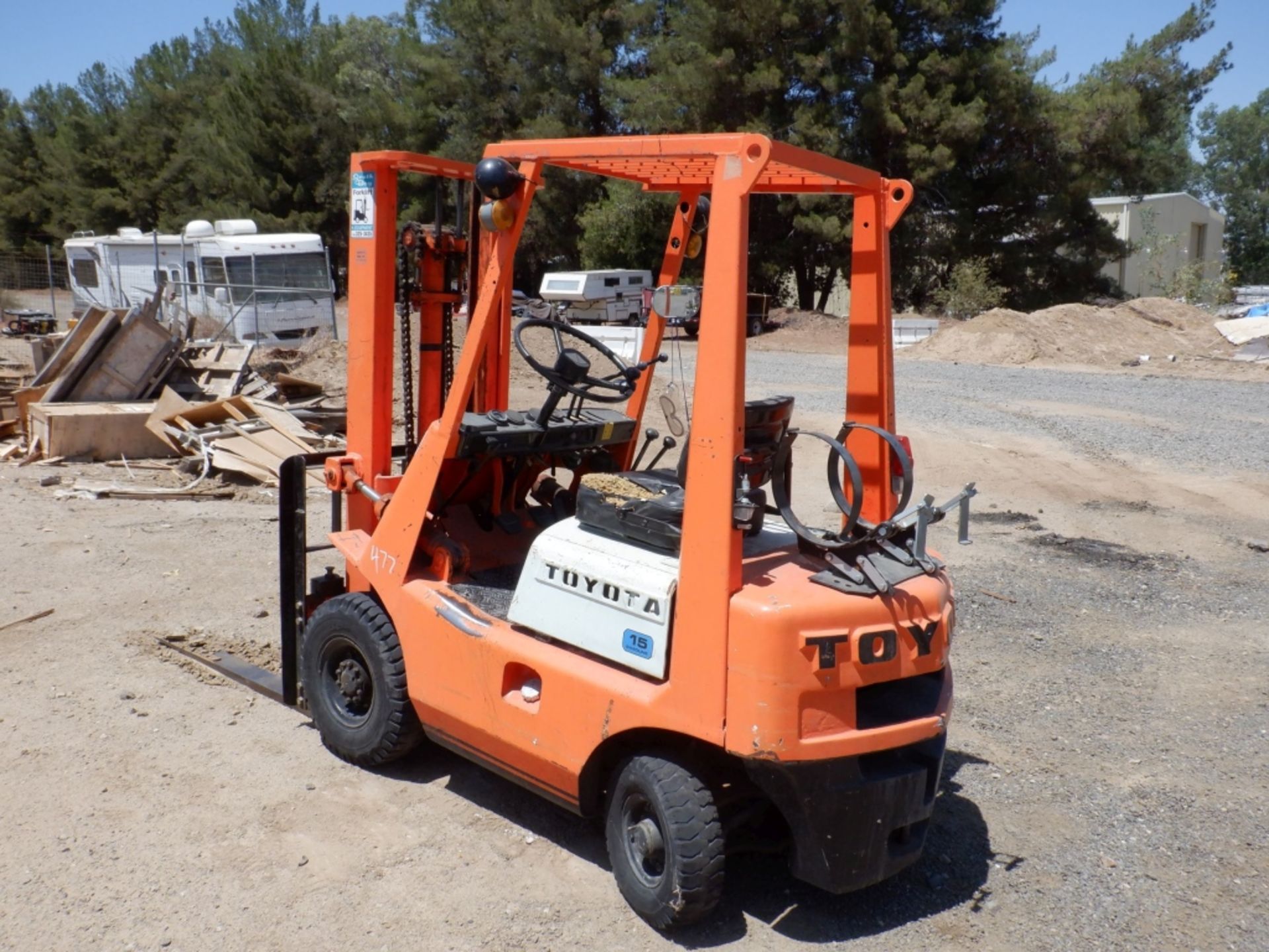 Toyota 3FG15 Industrial Forklift, - Image 3 of 16