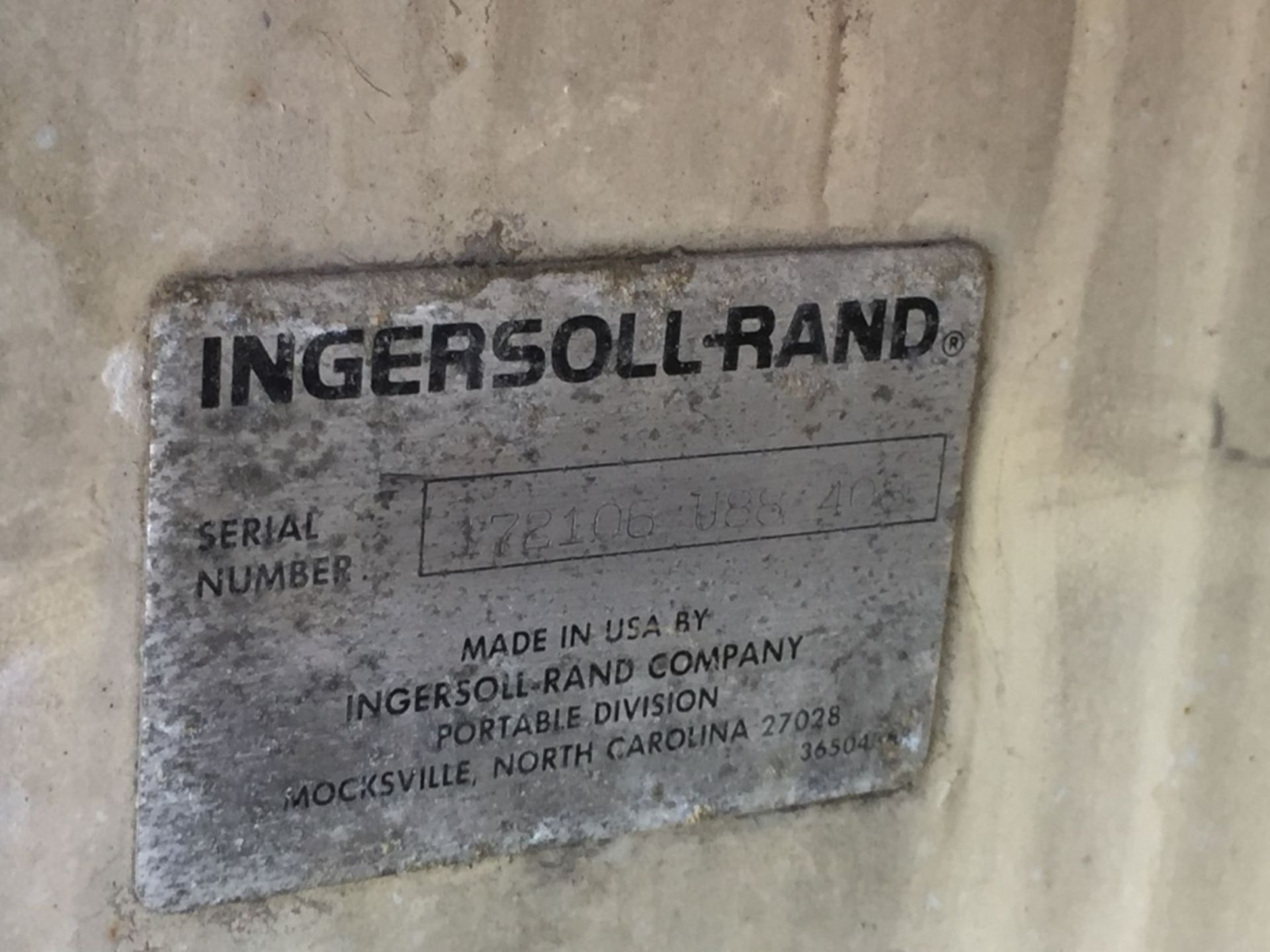 Ingersoll Rand P-375A-W-D 375 CFM Air Compressor, - Image 14 of 16