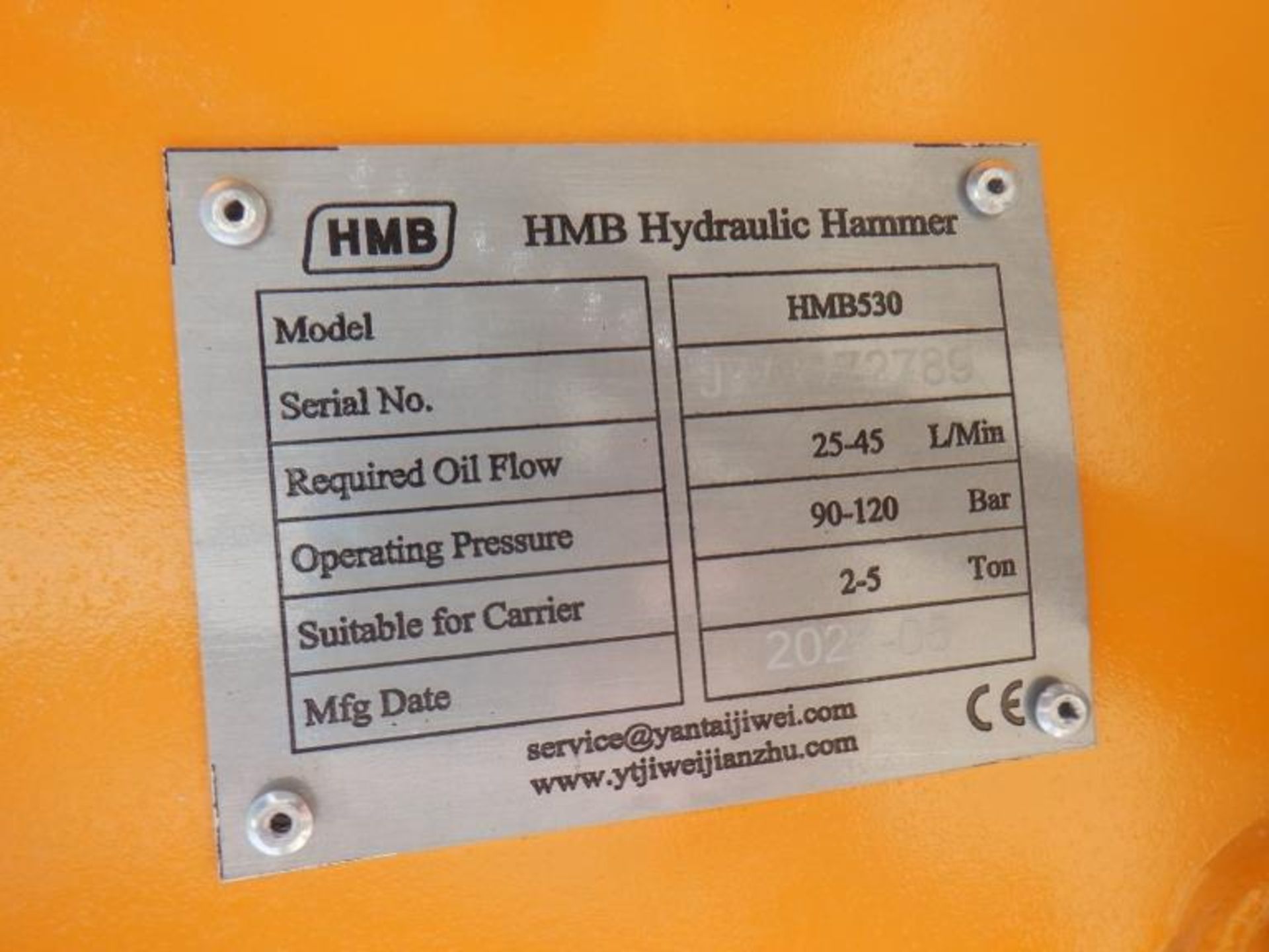 Unused 2021 Hanmen HMB530 Hydraulic Drop Hammer - Image 4 of 4