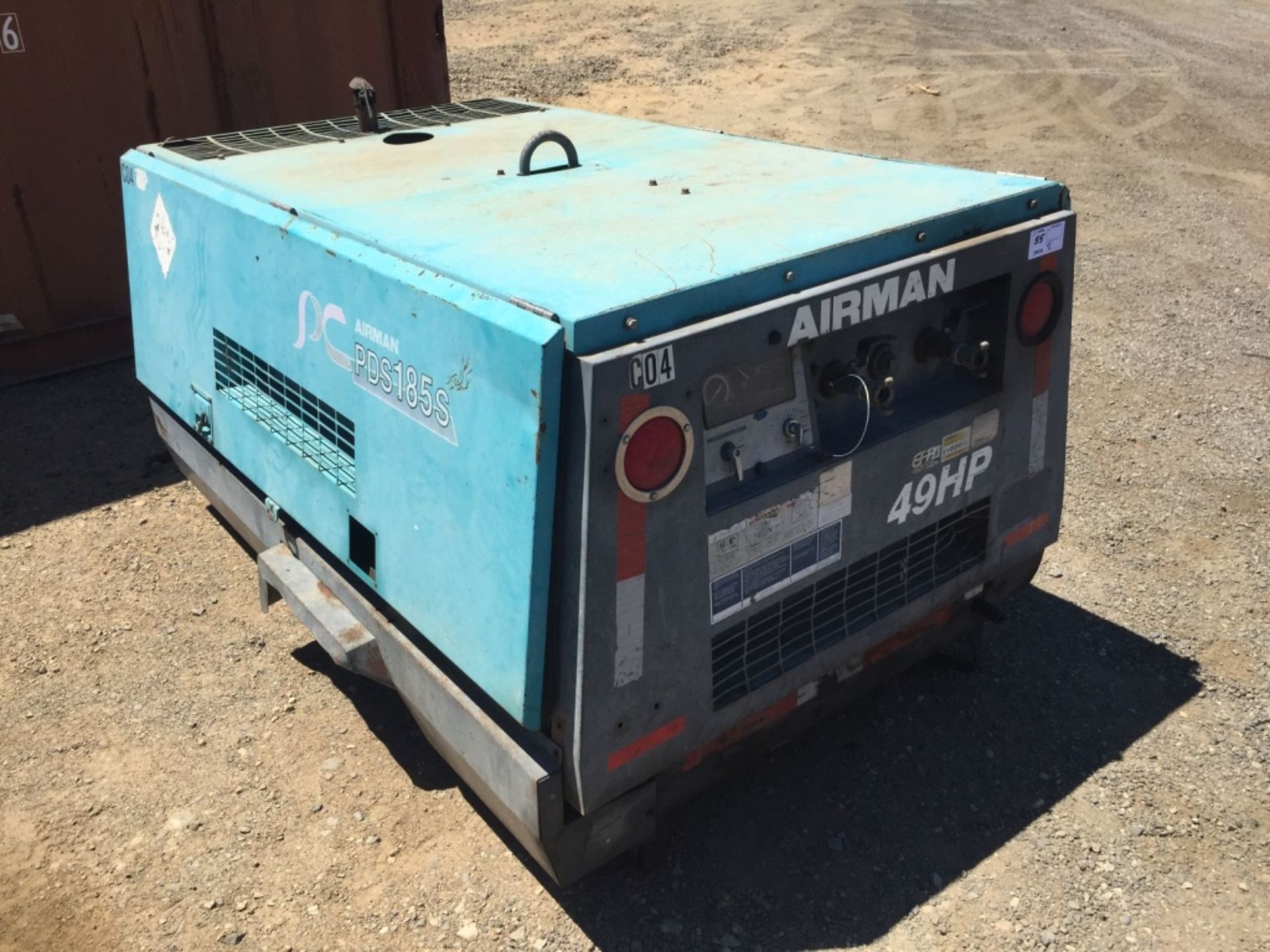 Airman PDS185S 185 CFM Air Compressor, - Image 2 of 10