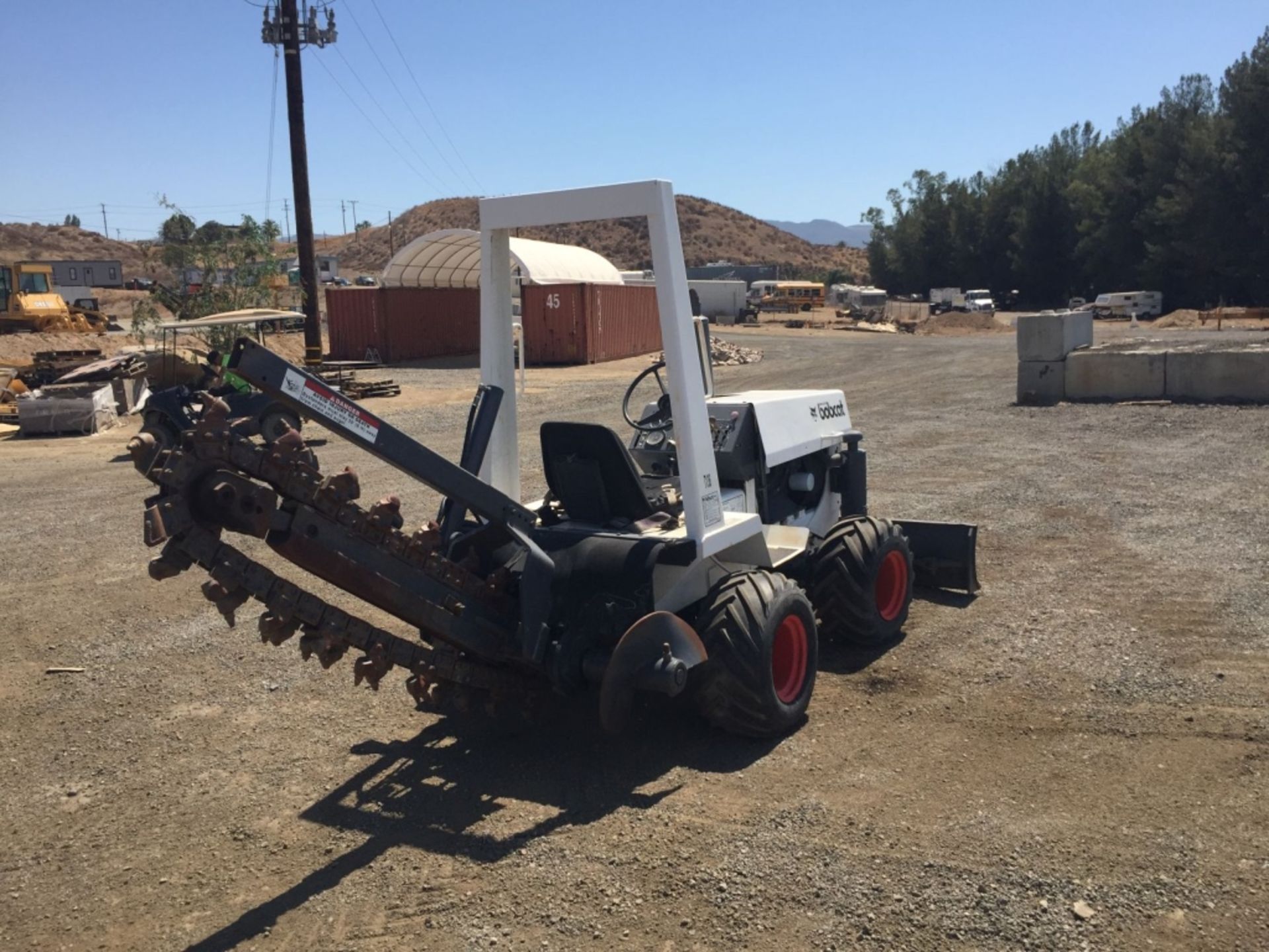 Bobcat T136 Trencher, - Image 3 of 17