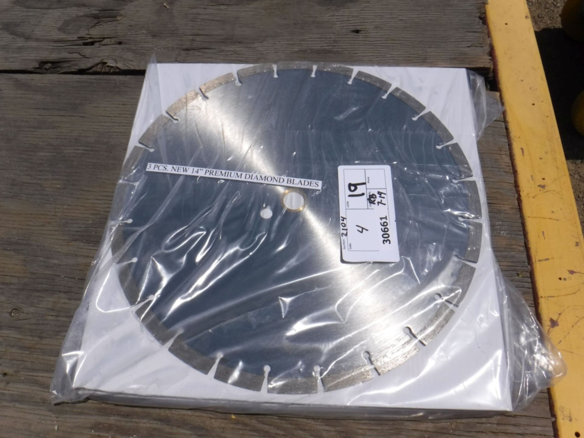 (3) Unused 2021 14" Premium Diamond Blades.